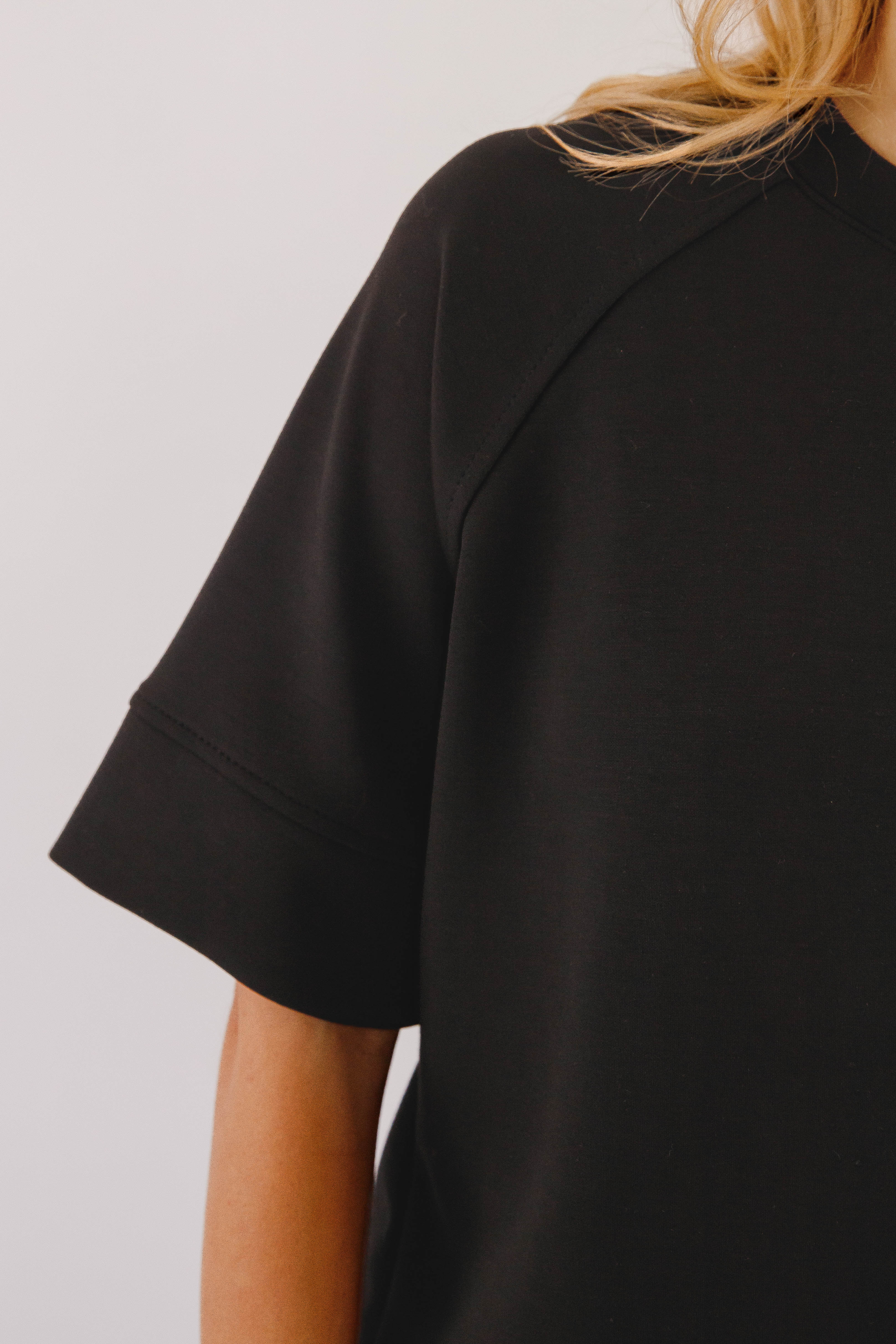 All The Energy Short Sleeve Pullover-Black - Image 4