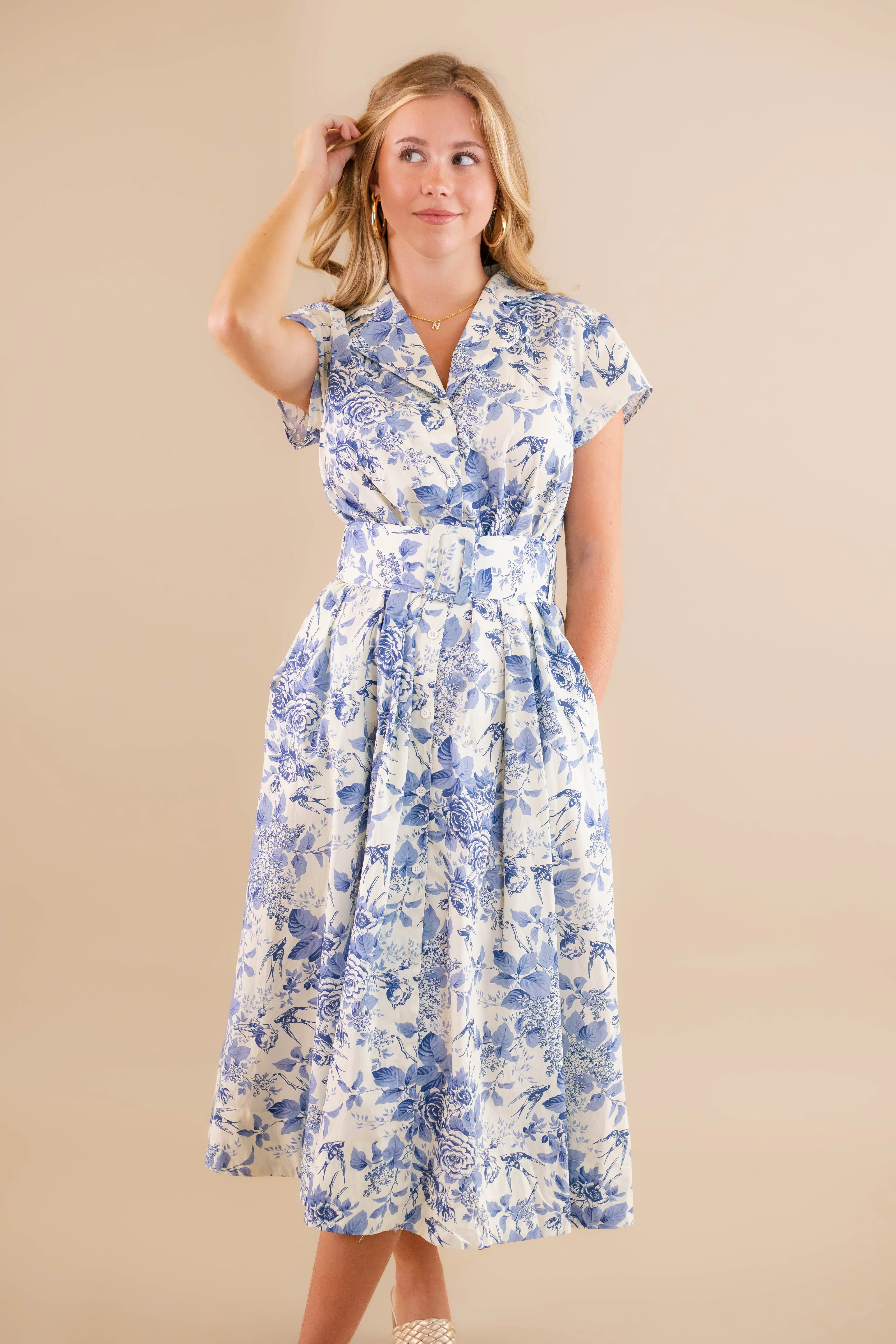RESTOCK: An Optimist At Heart Midi Dress - Image 7