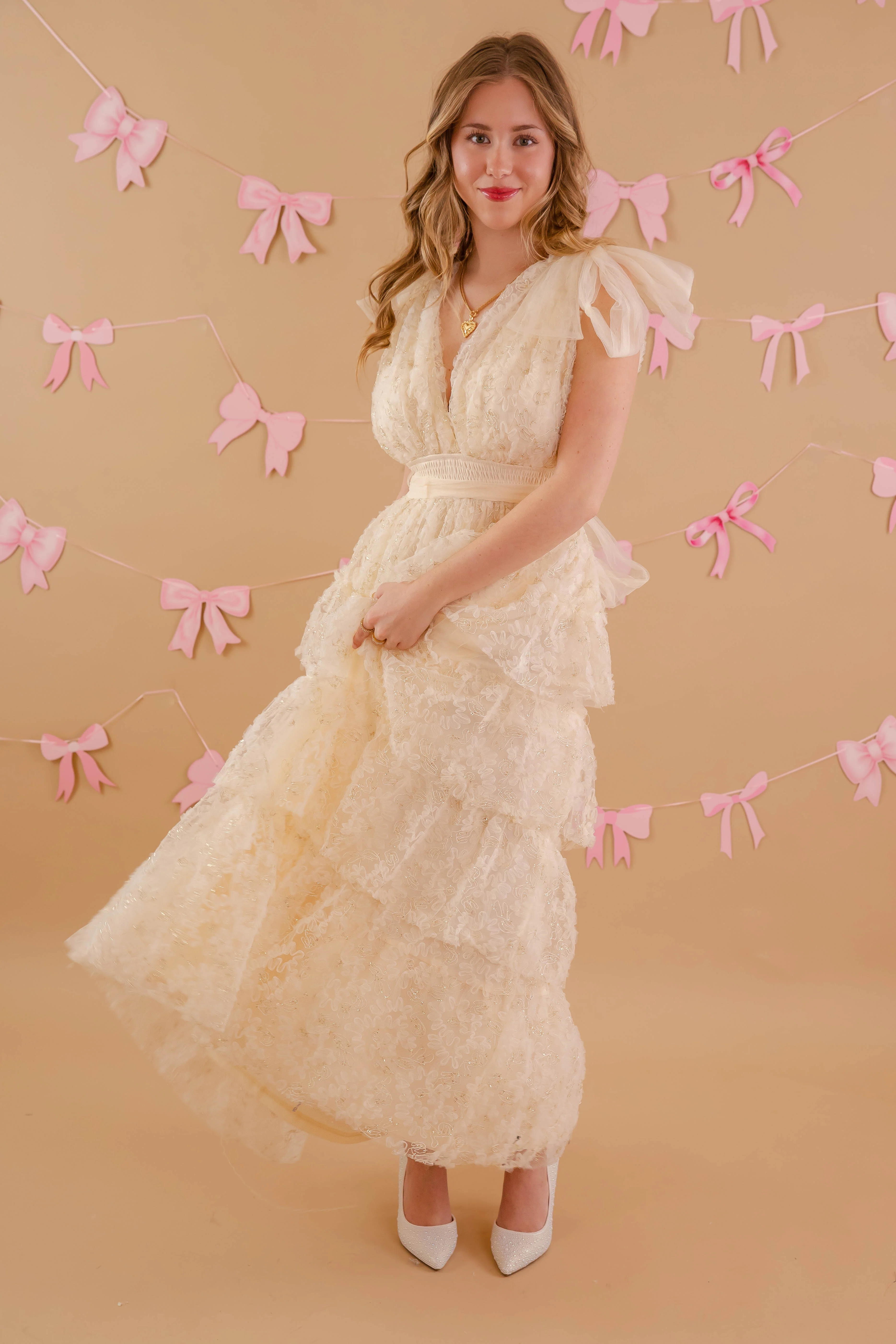 Angelic Bliss Tulle Maxi Dress - Image 3