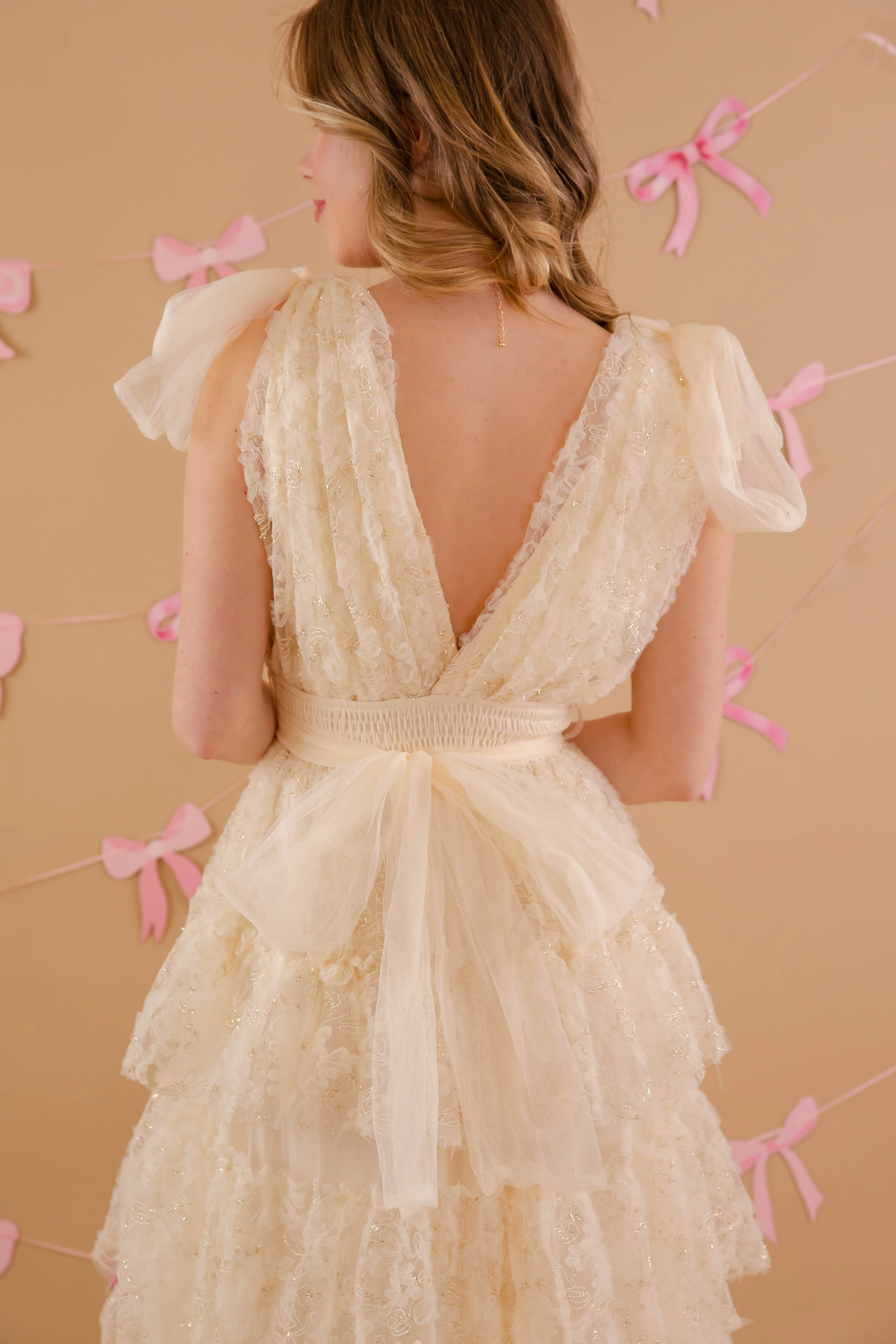 Angelic Bliss Tulle Maxi Dress - Image 8