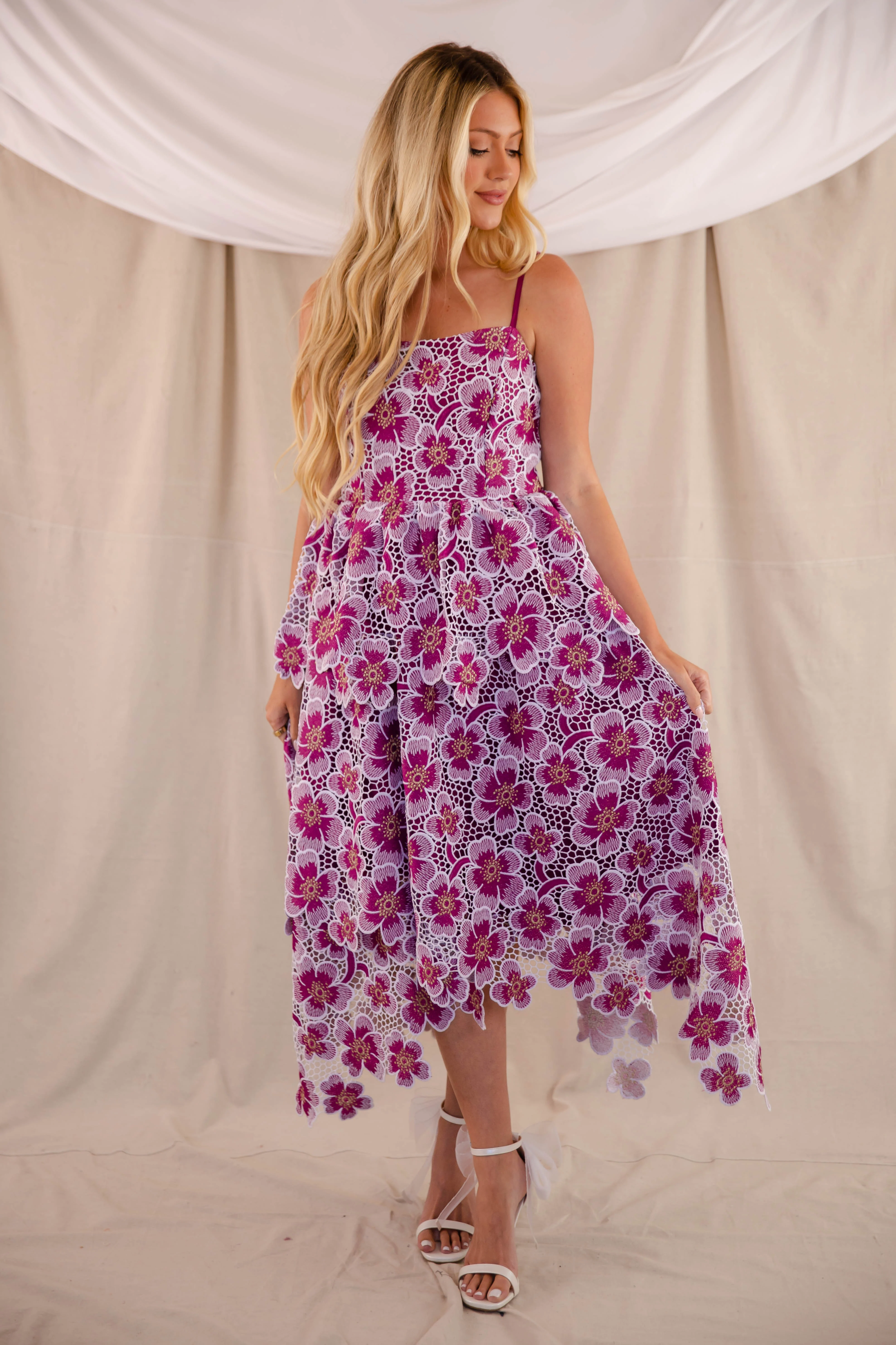 A Part Of The Crowd Midi Dress - Image 3