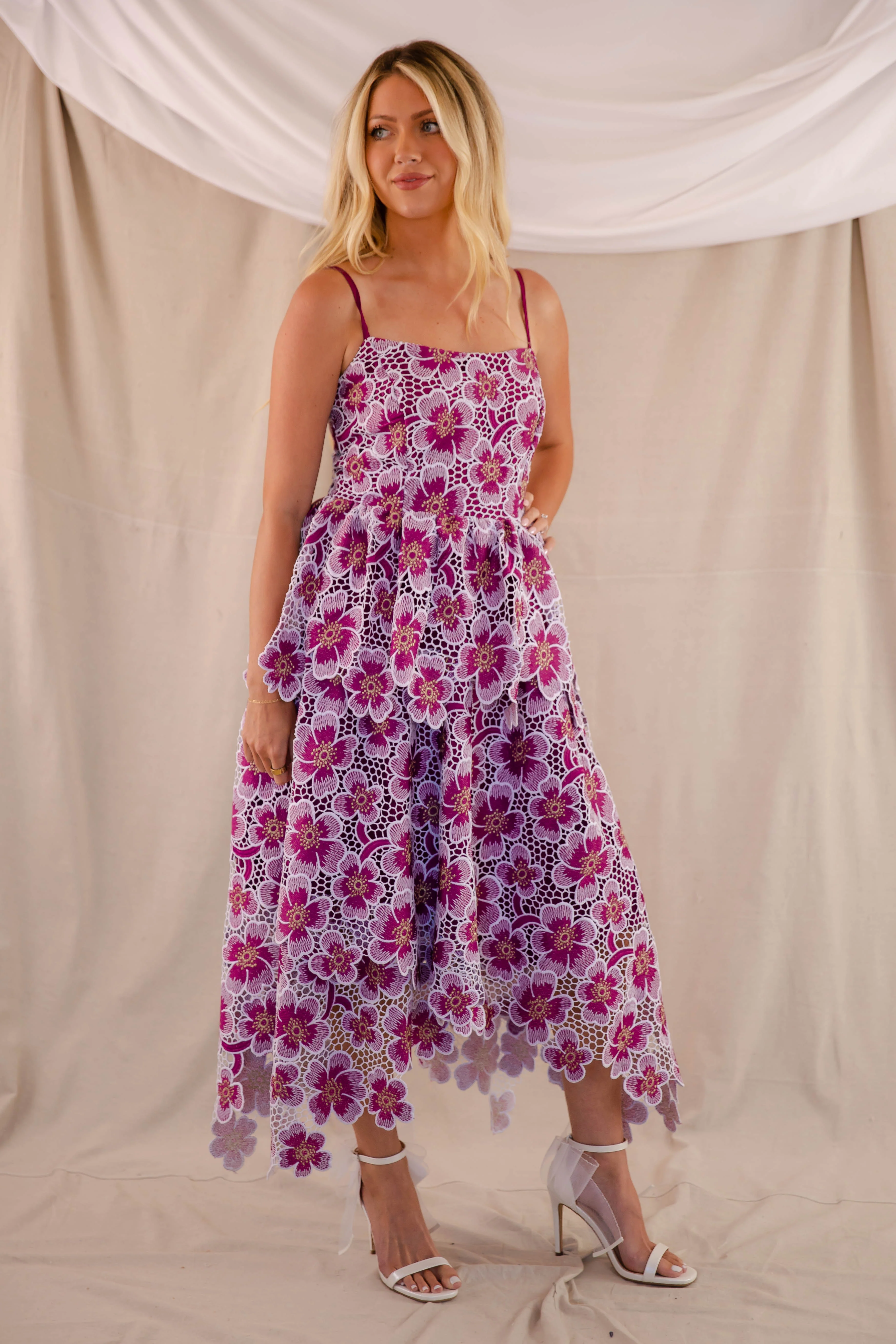 A Part Of The Crowd Midi Dress - Image 6