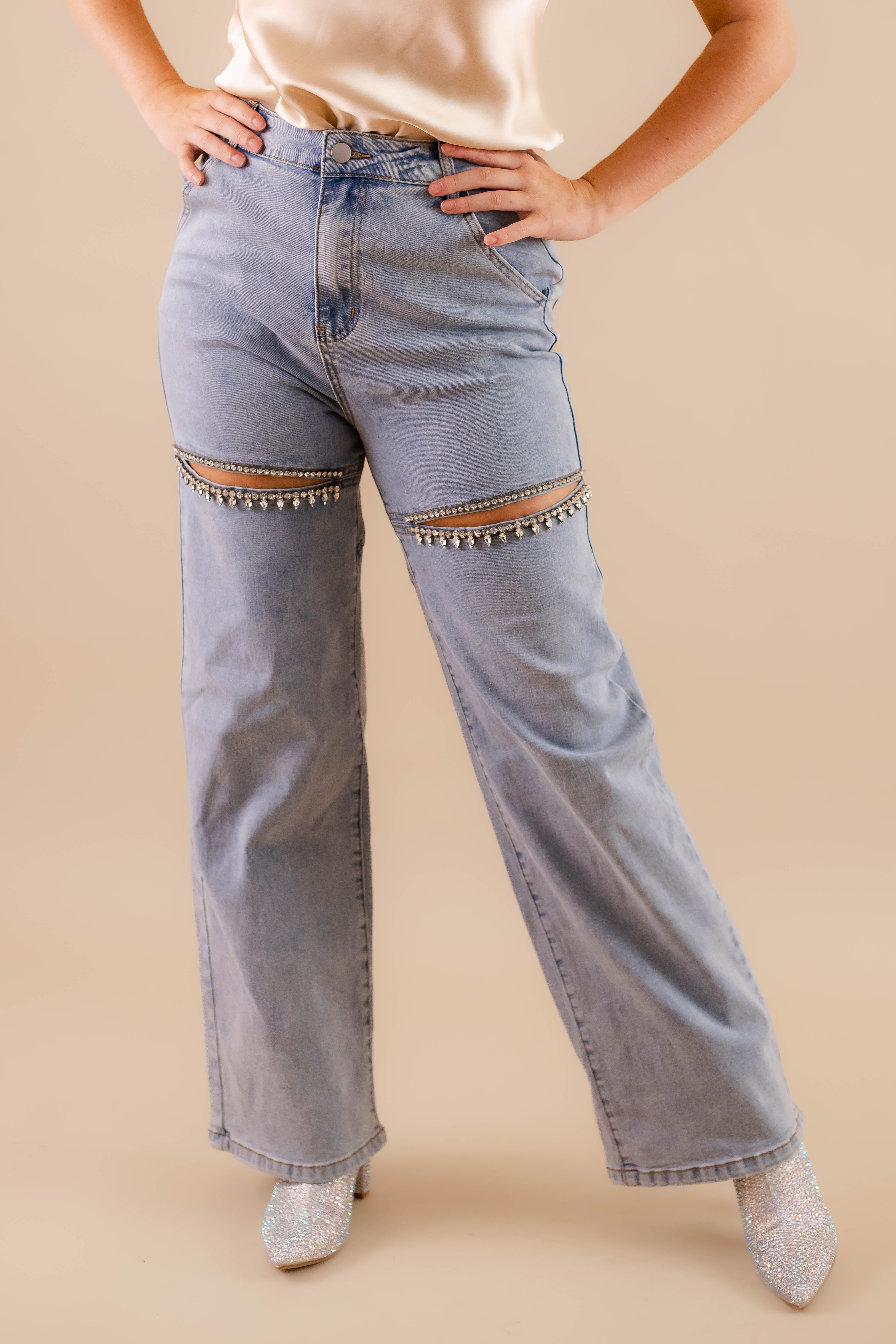 RESTOCK: Big Personality Rhinestone Denim - Image 7