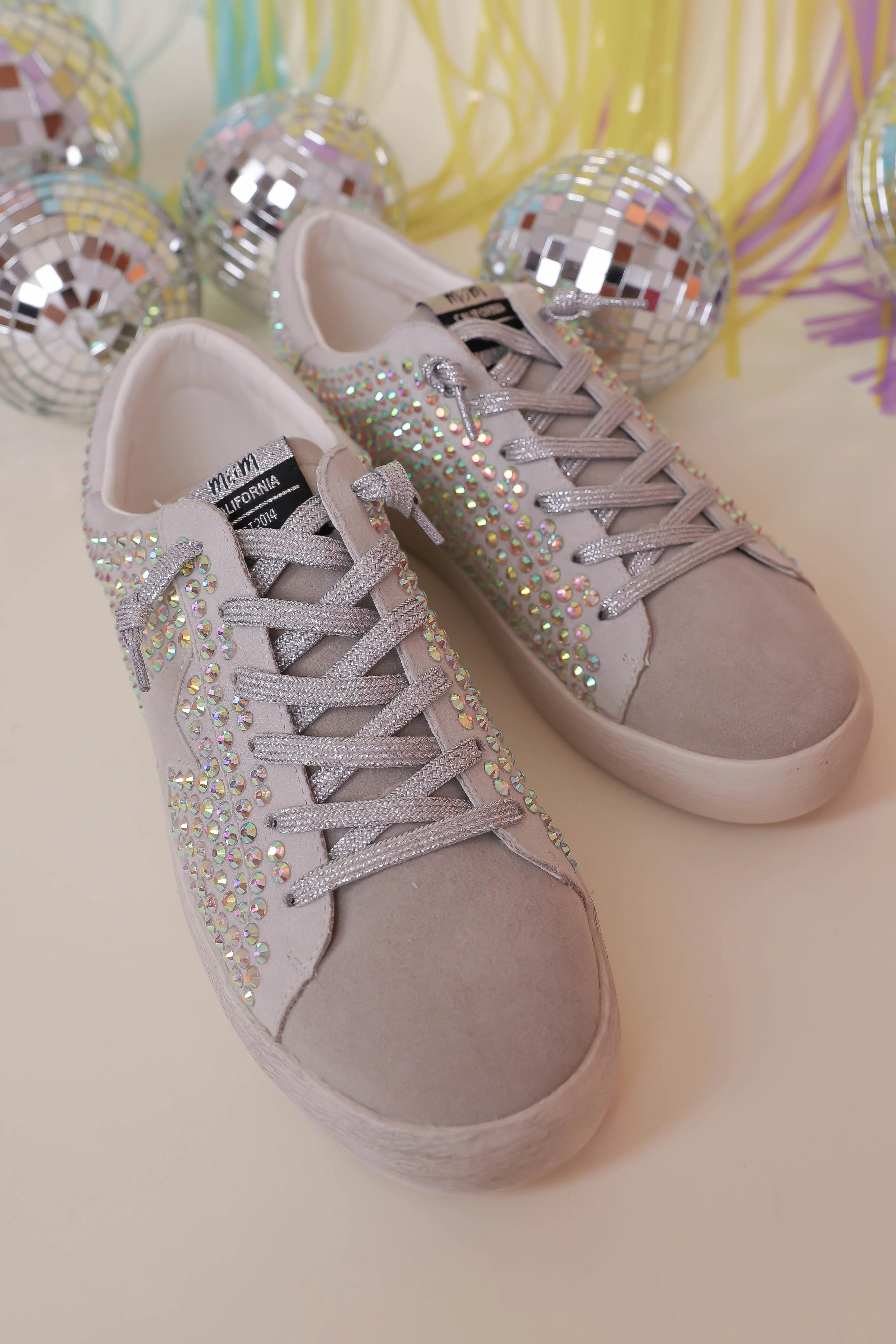 RESTOCK: Blake Rhinestone Sneakers - Image 3