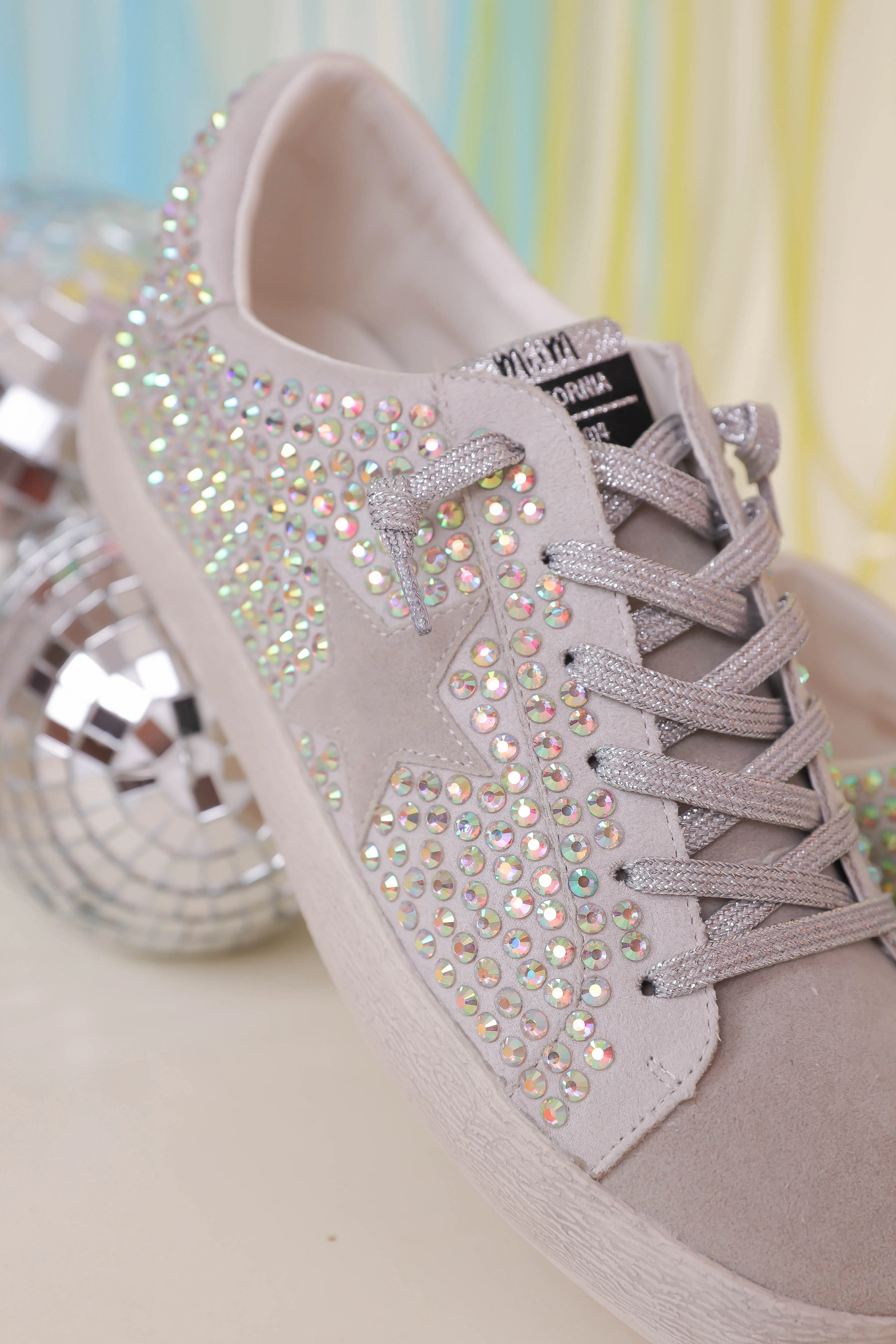 RESTOCK: Blake Rhinestone Sneakers - Image 4