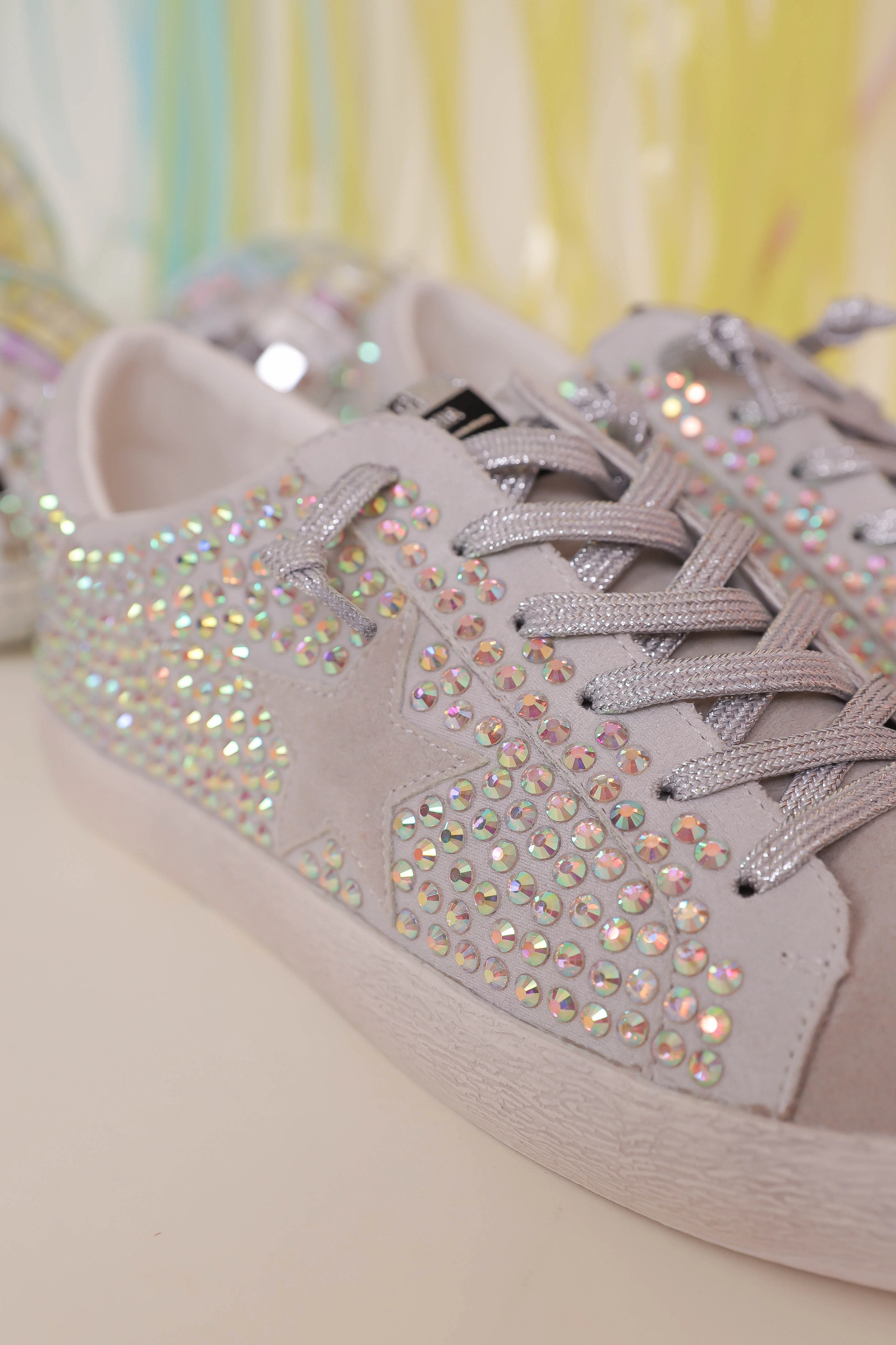 RESTOCK: Blake Rhinestone Sneakers - Image 9