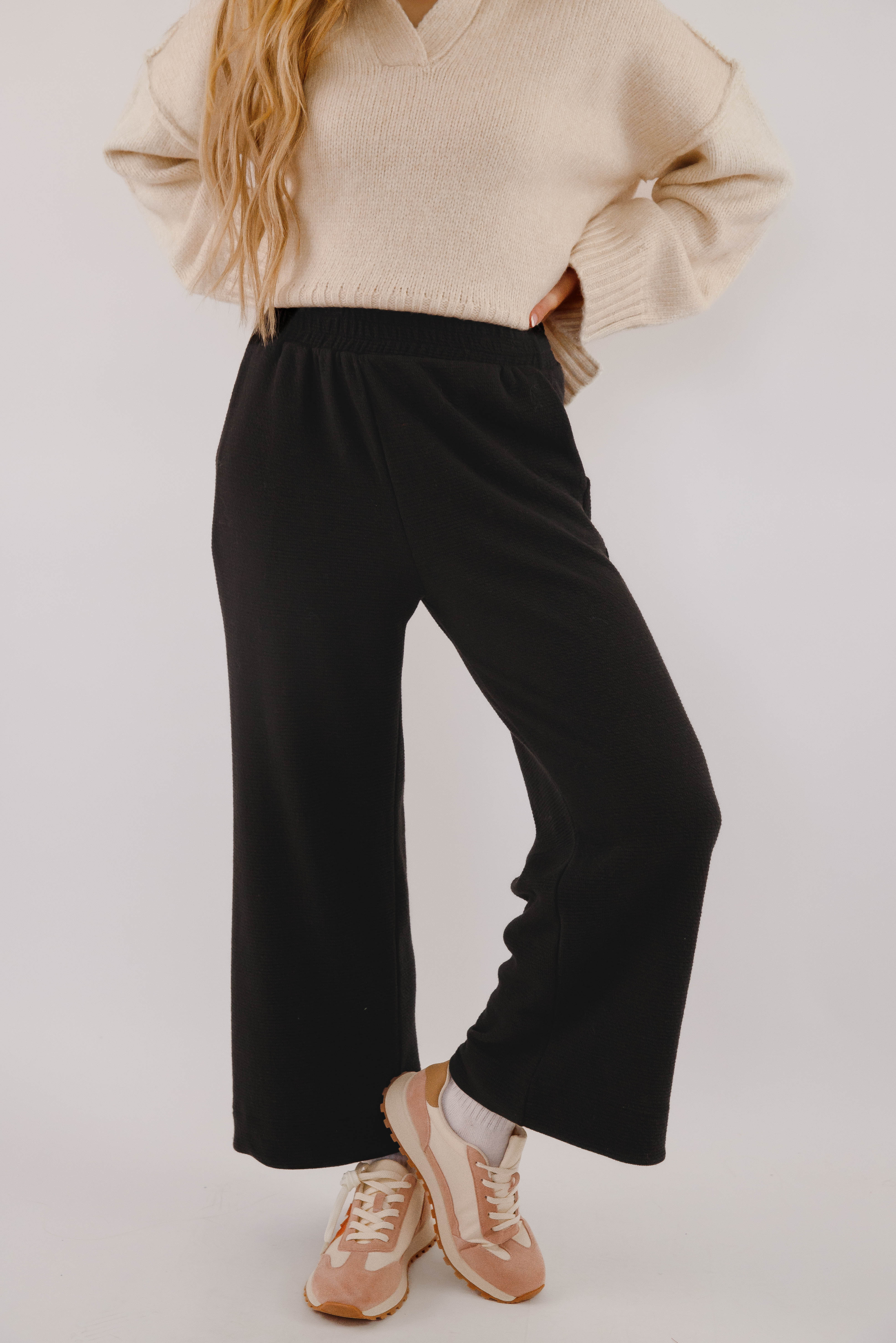 Frequent Flyer Lounge Pants-Black - Image 3