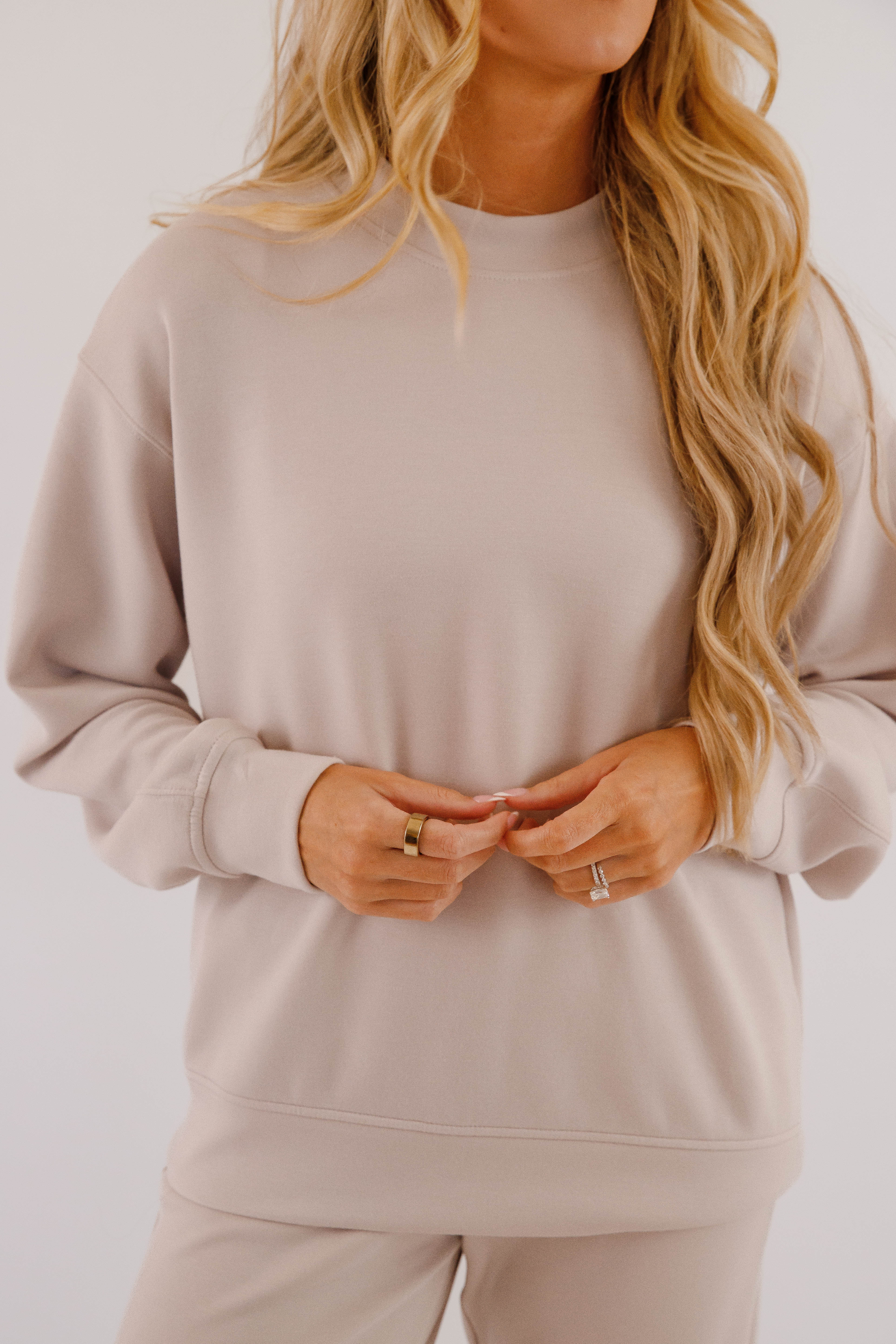 Gathering Miles Pullover-Mocha Cream - Image 6