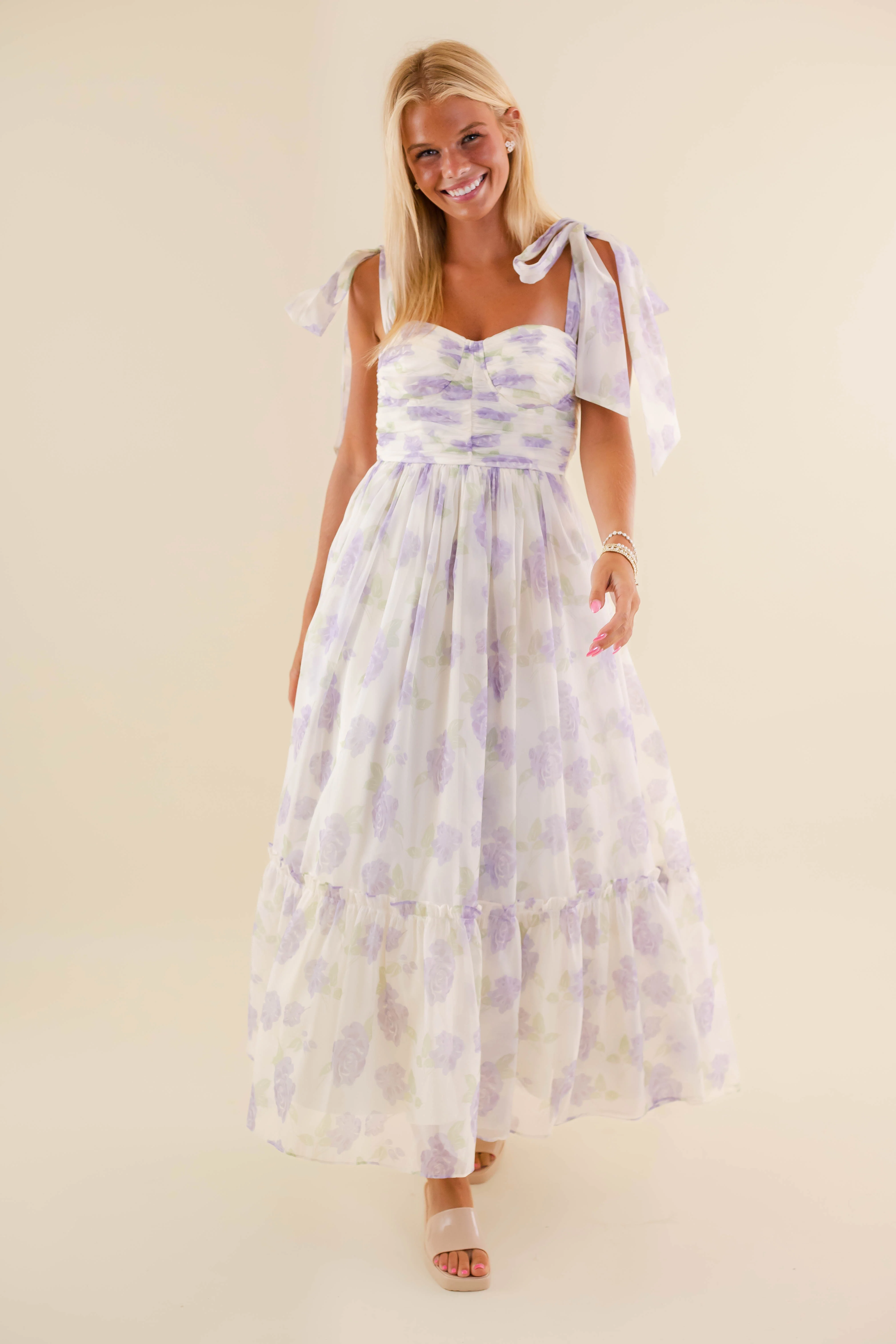 Waiting For My Chance Maxi Dress-Lilac - Image 5