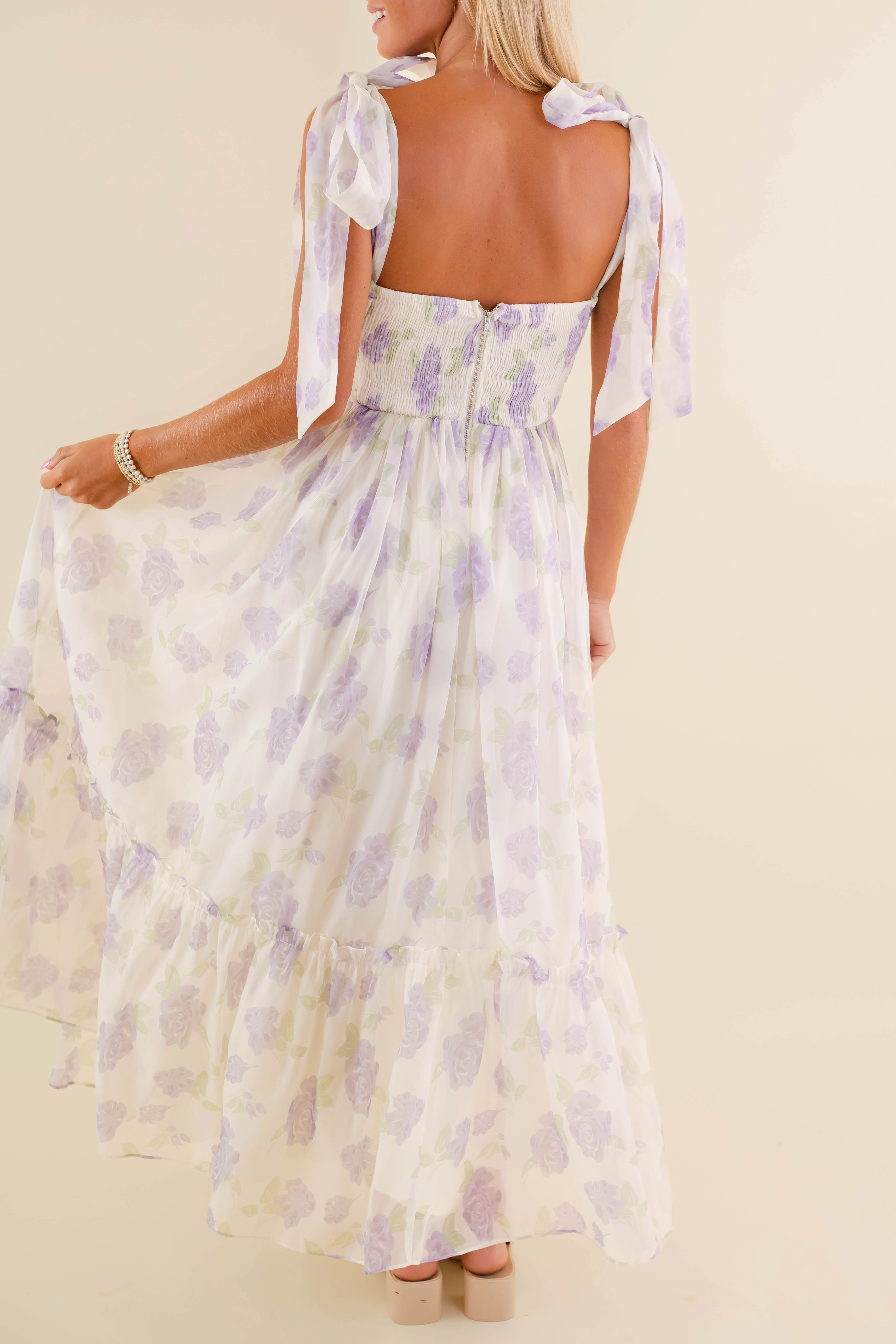Waiting For My Chance Maxi Dress-Lilac - Image 9