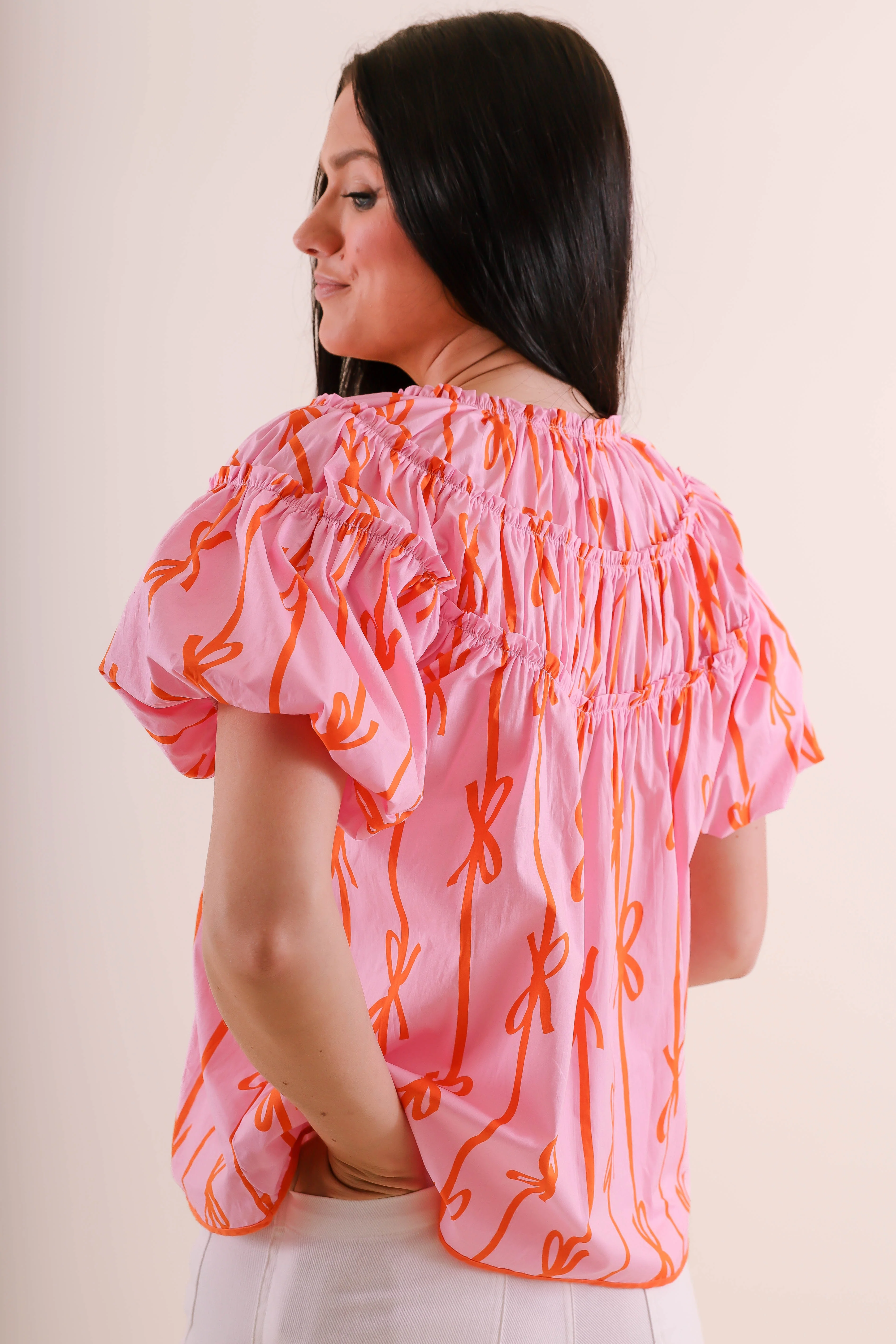 RESTOCK: Little Miss Prep Blouse-Pink - Image 7