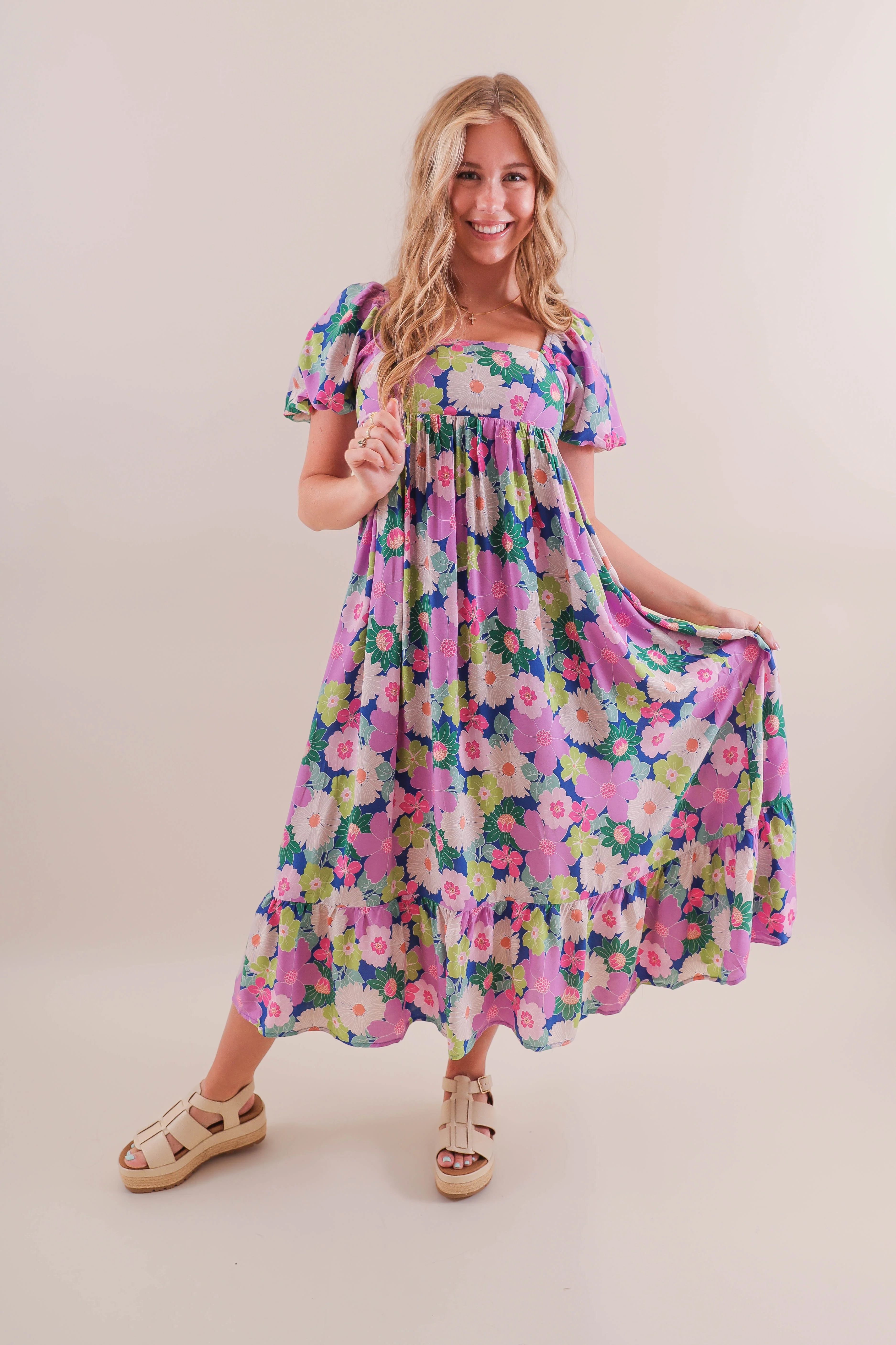 RESTOCK: Lots to Ponder Midi Dress - Image 4