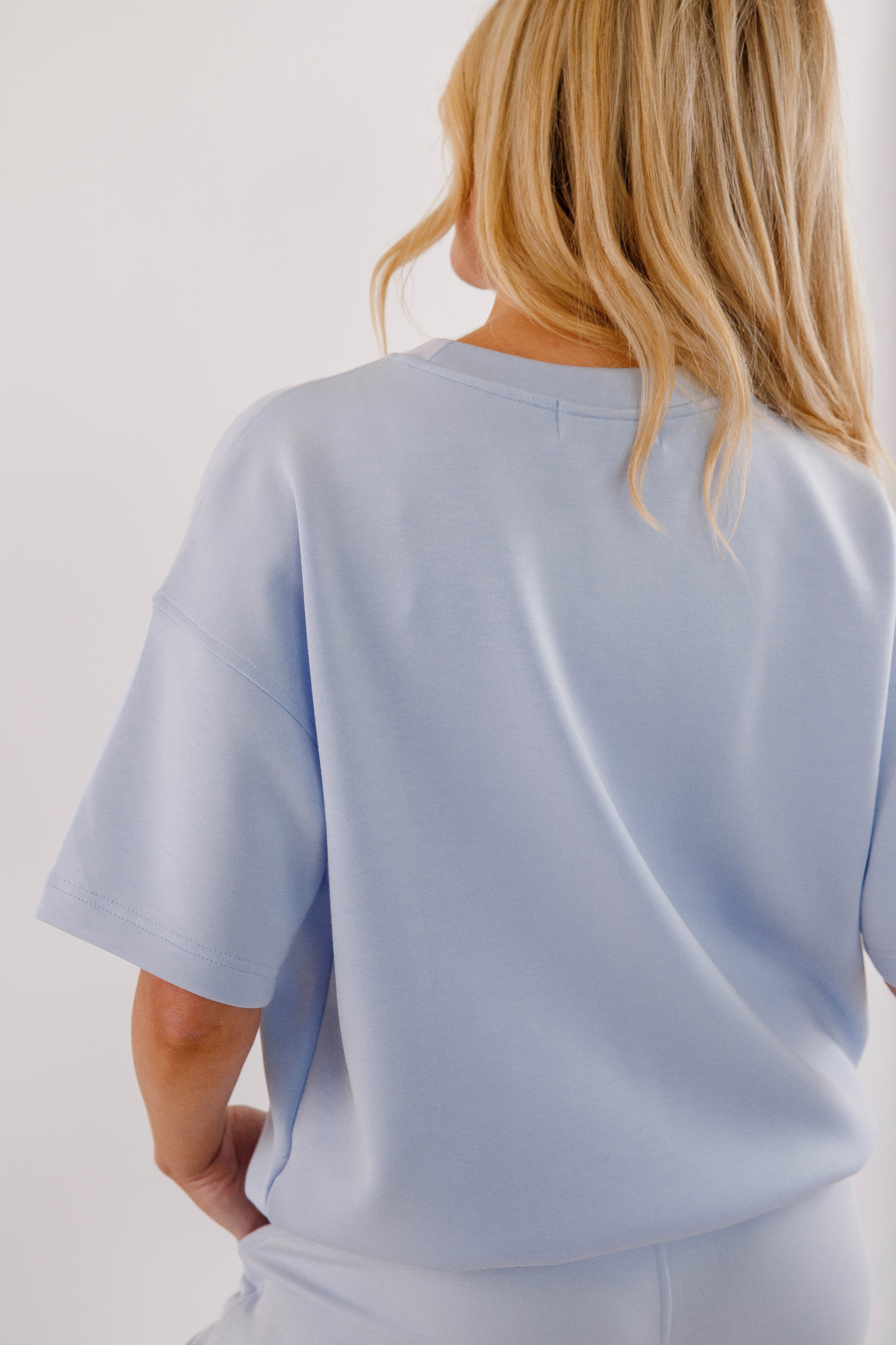 Move Like That Short Sleeve Pullover-Sky Blue - Image 7