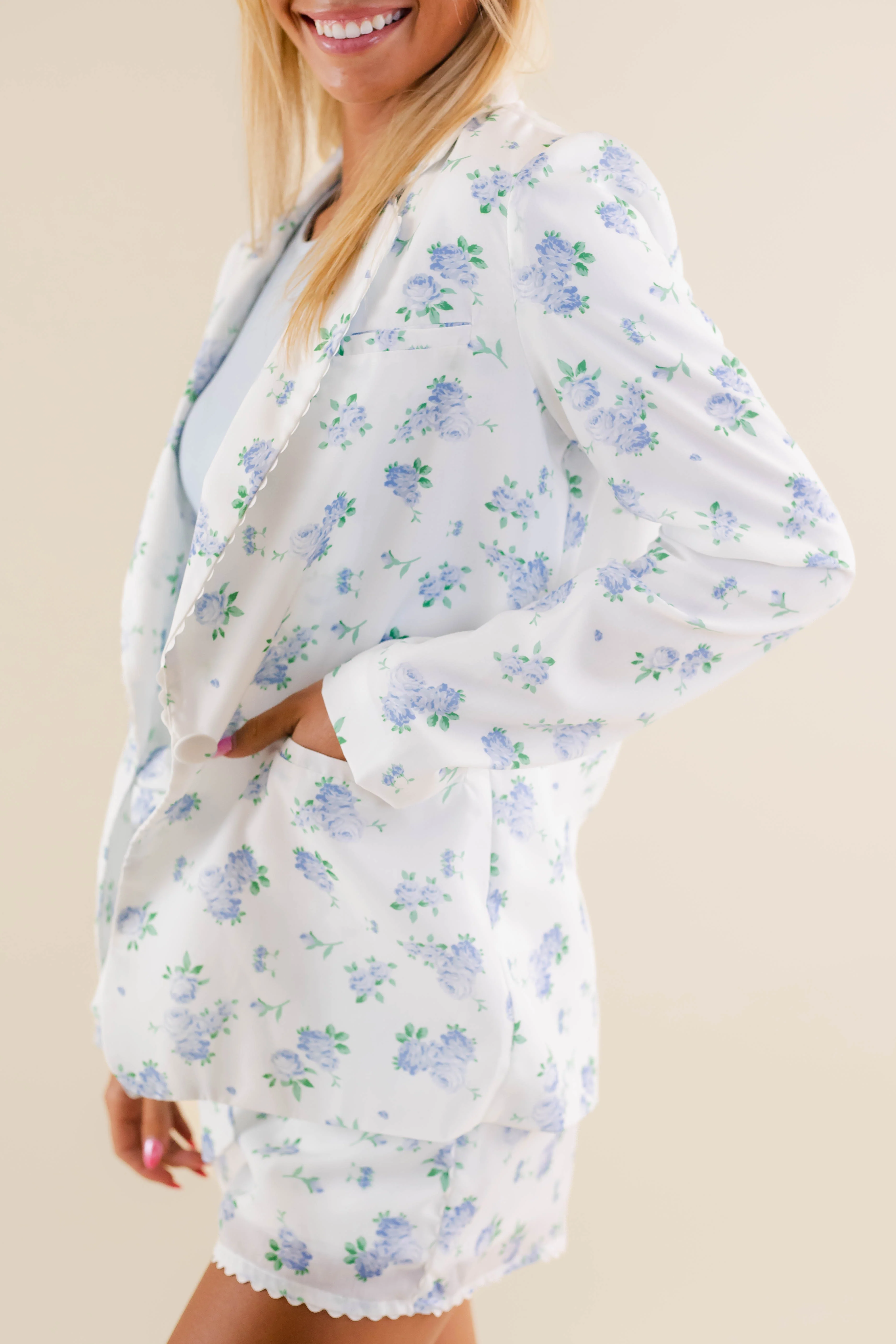 My Dearest Love Blazer-Blue - Image 6