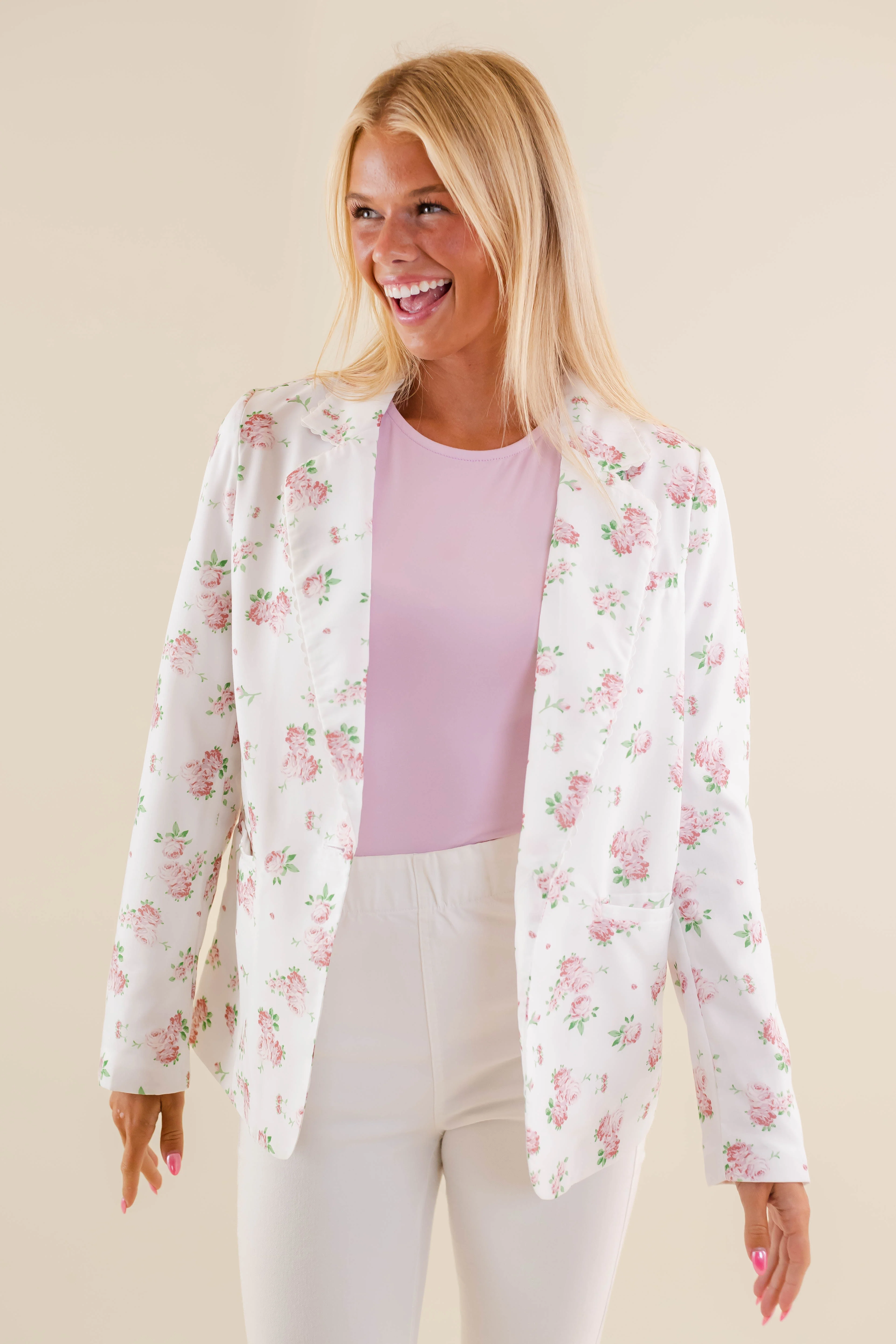 My Dearest Love Blazer-Pink - Image 6