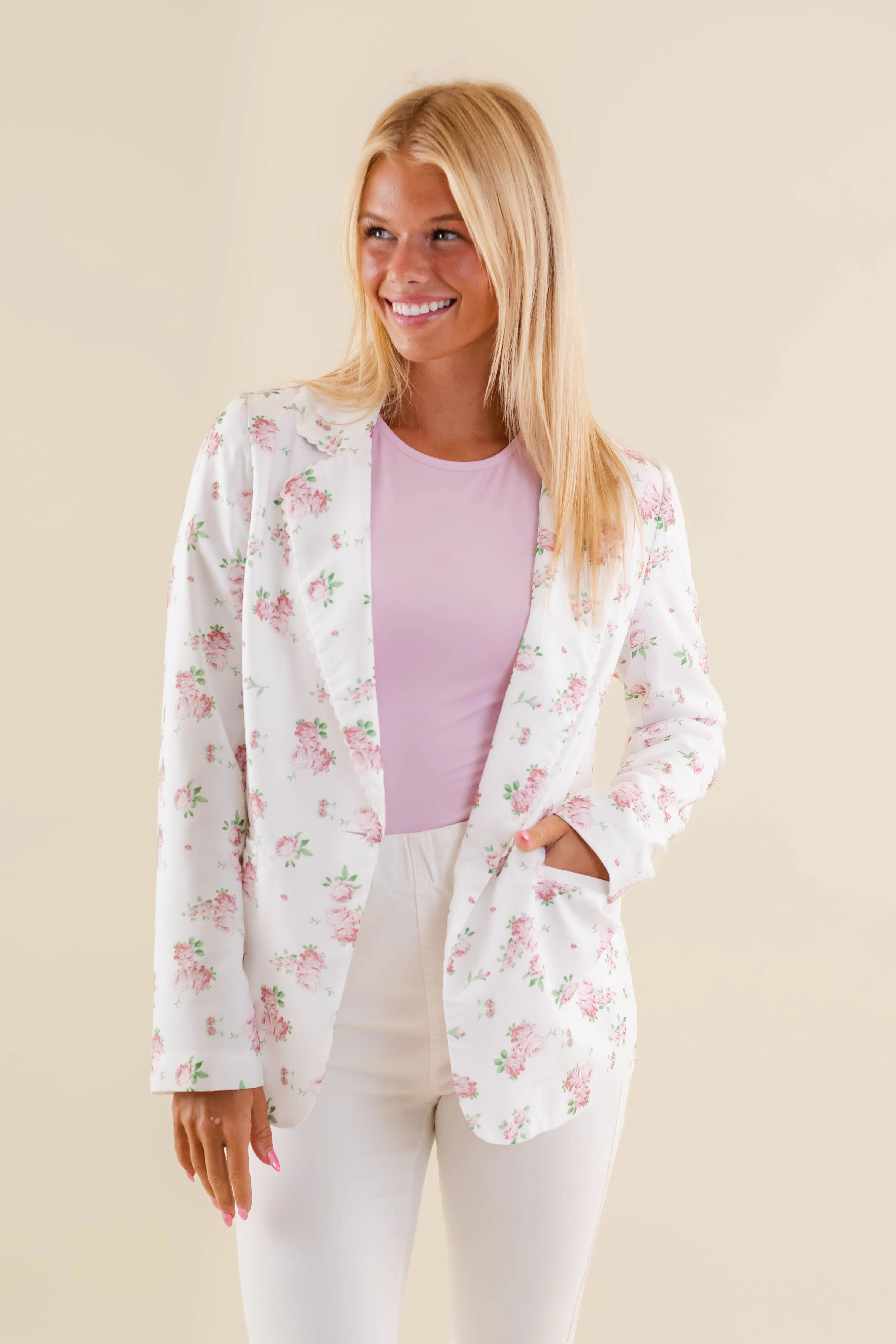 My Dearest Love Blazer-Pink - Image 8