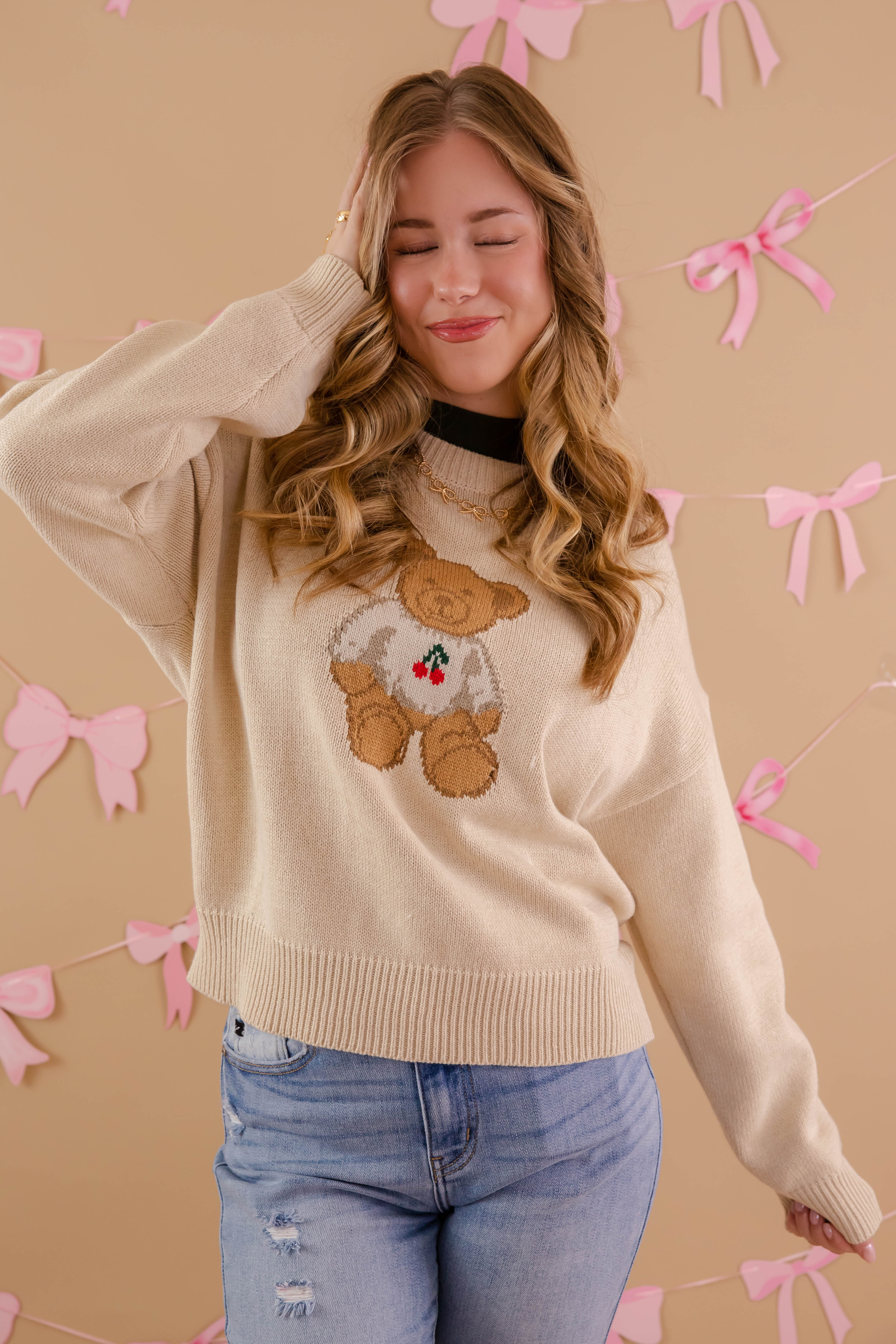 My Reassurance Sweater-Mocha - Image 3