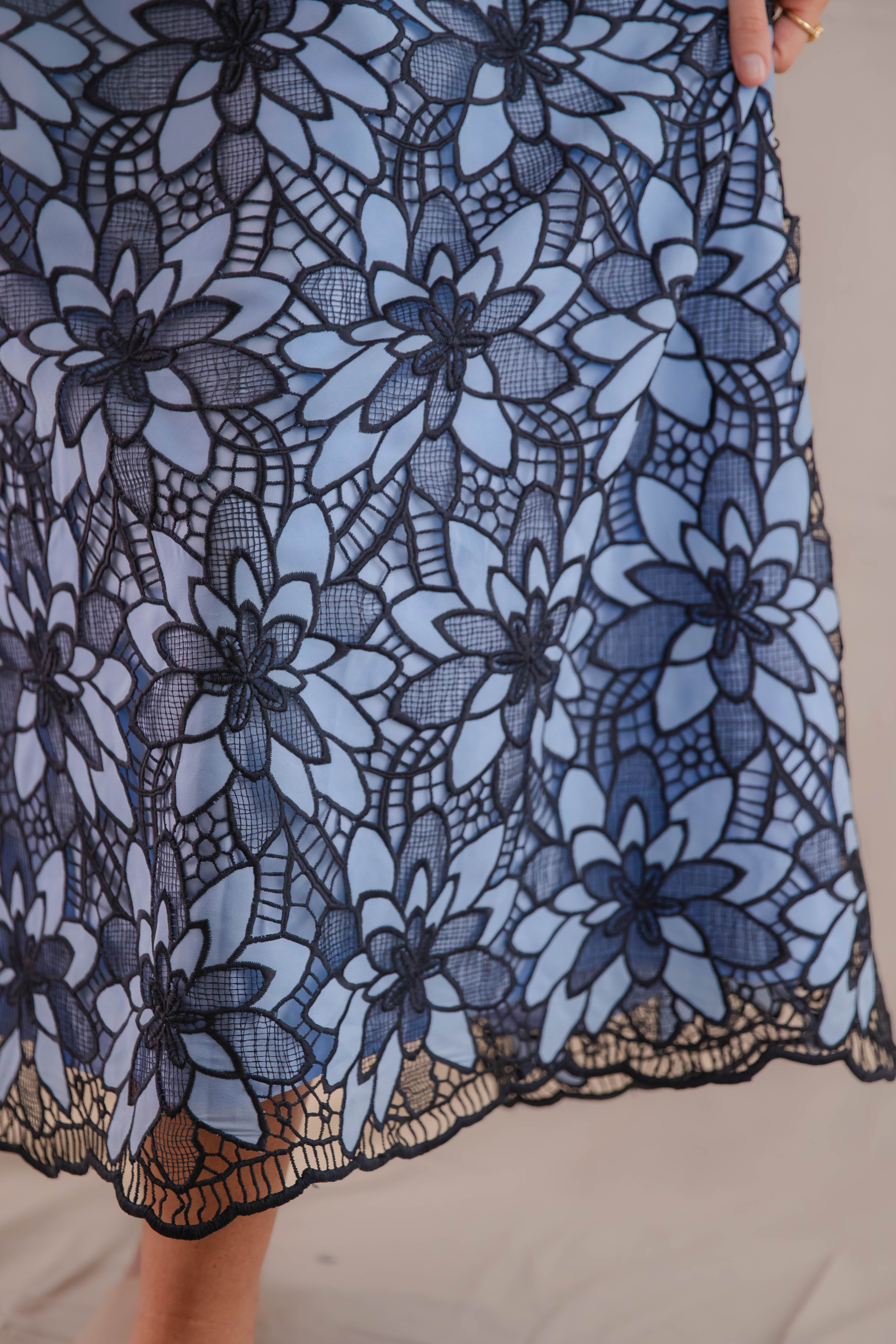 Out Of The Blue Midi Dress - Image 6