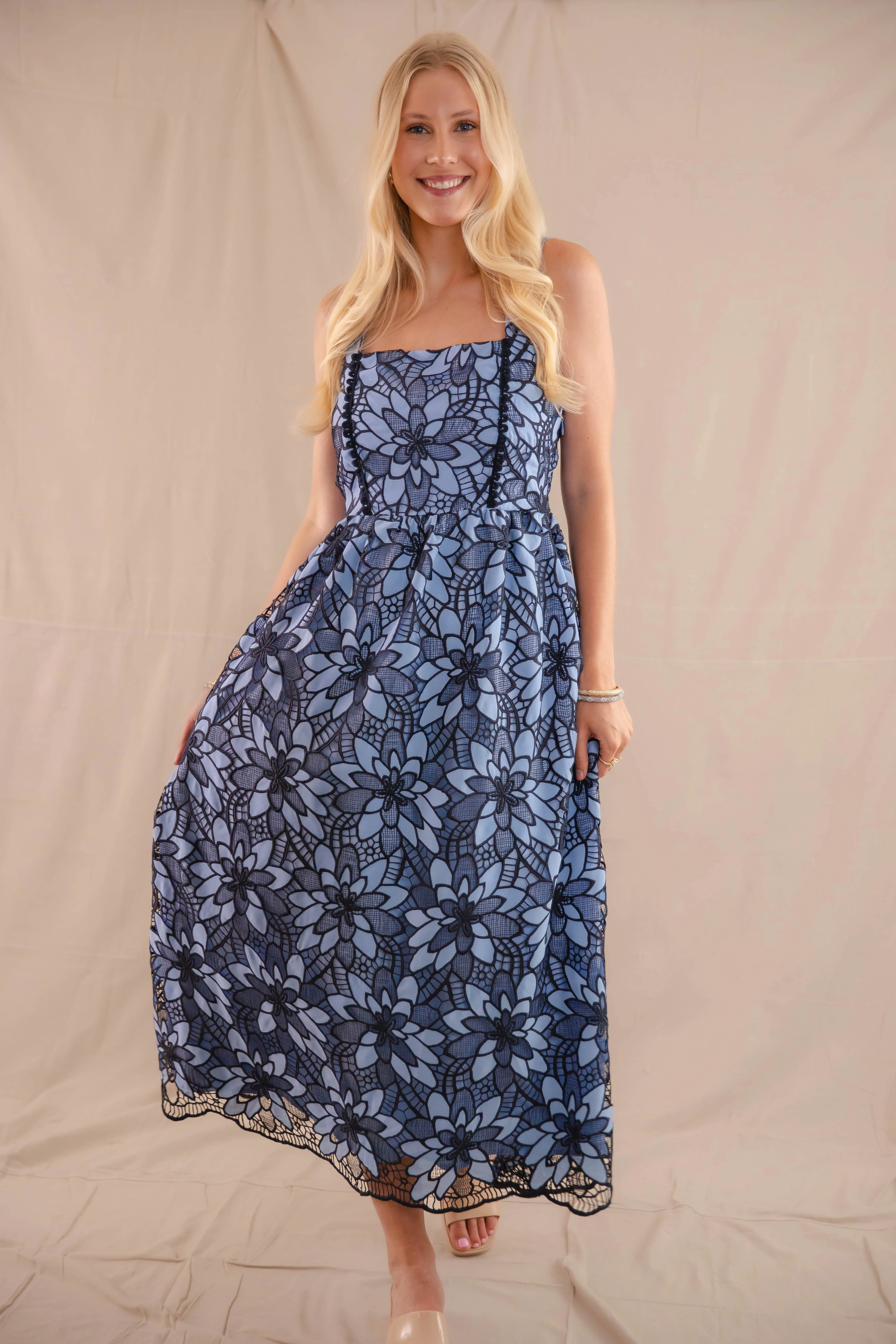 Out Of The Blue Midi Dress - Image 7