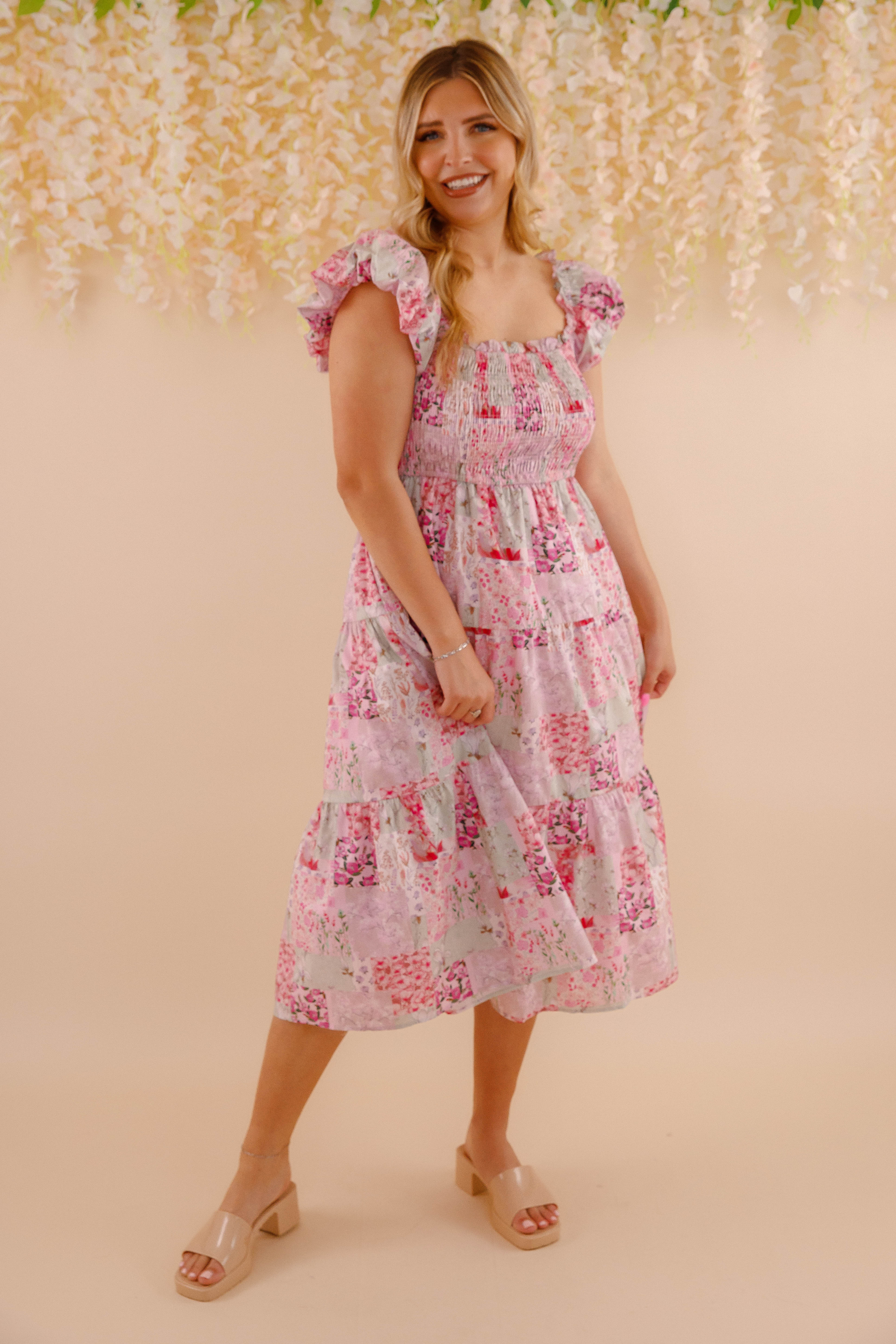 Play On Words Midi Dress - Image 4