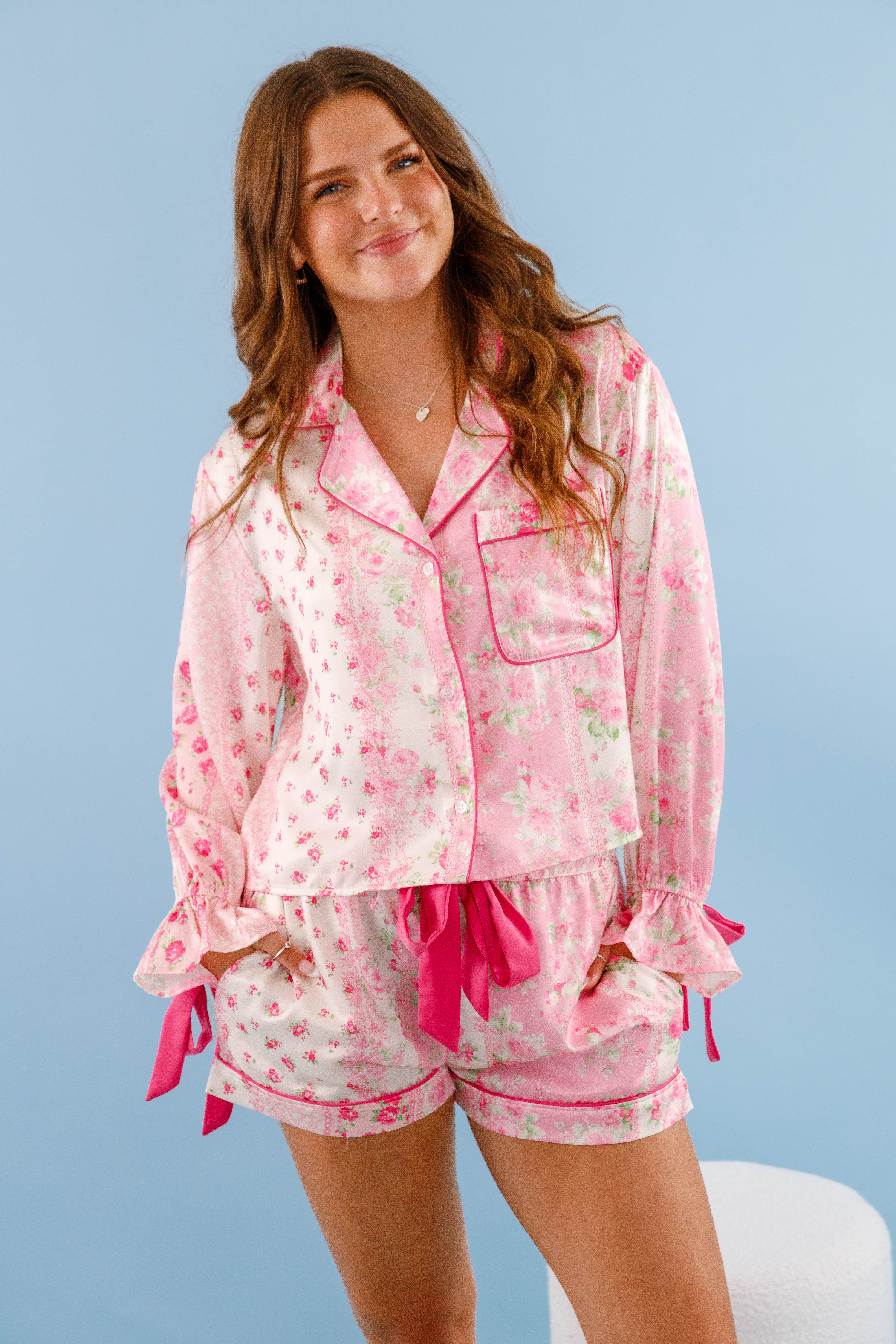 Rose Garden Dreaming Pajama Top - Image 6