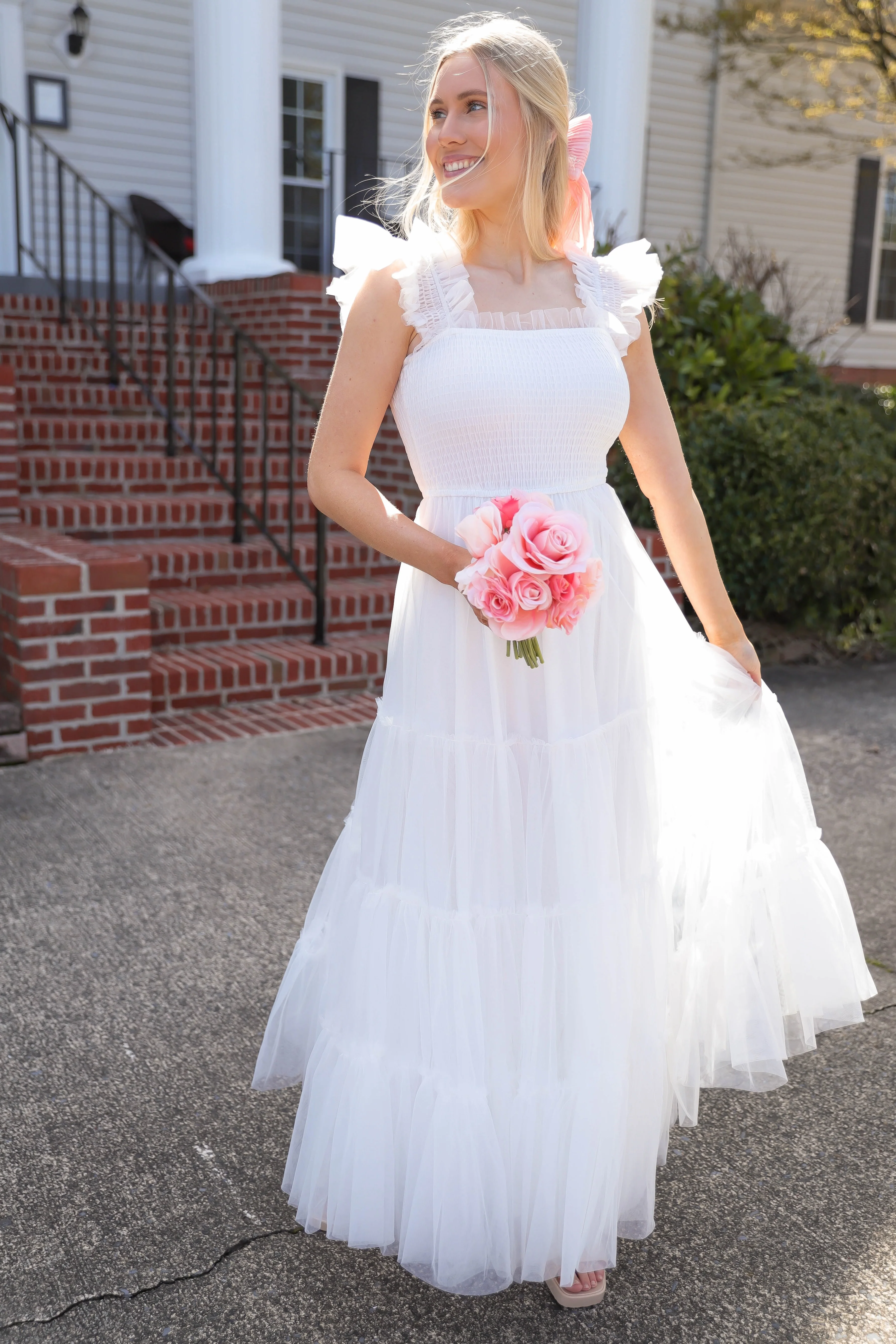 RESTOCK: She's Beauty & Grace Maxi Dress-White - Image 8