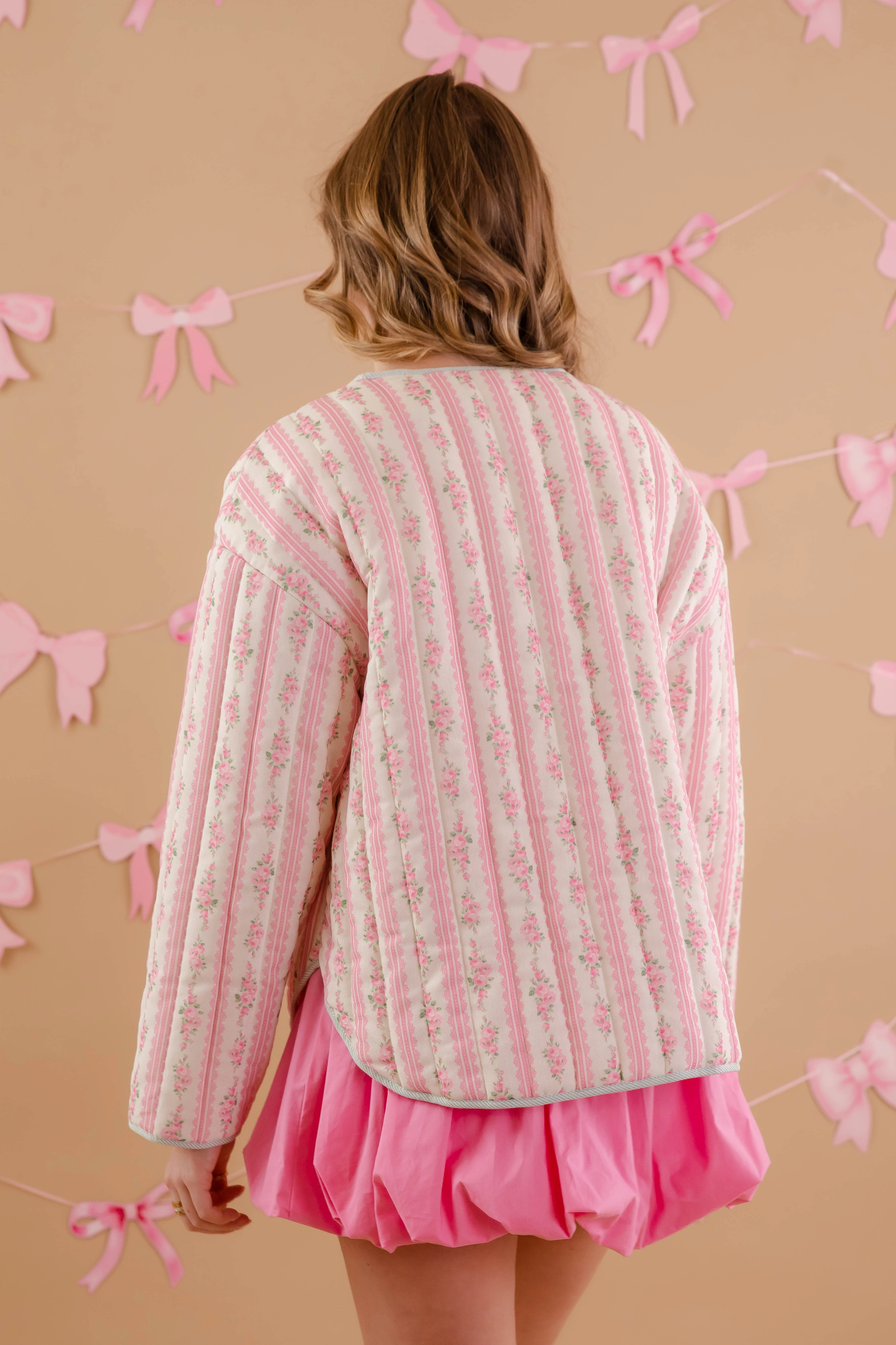 Sweet Spirit Quilted Jacket-Pink - Image 9