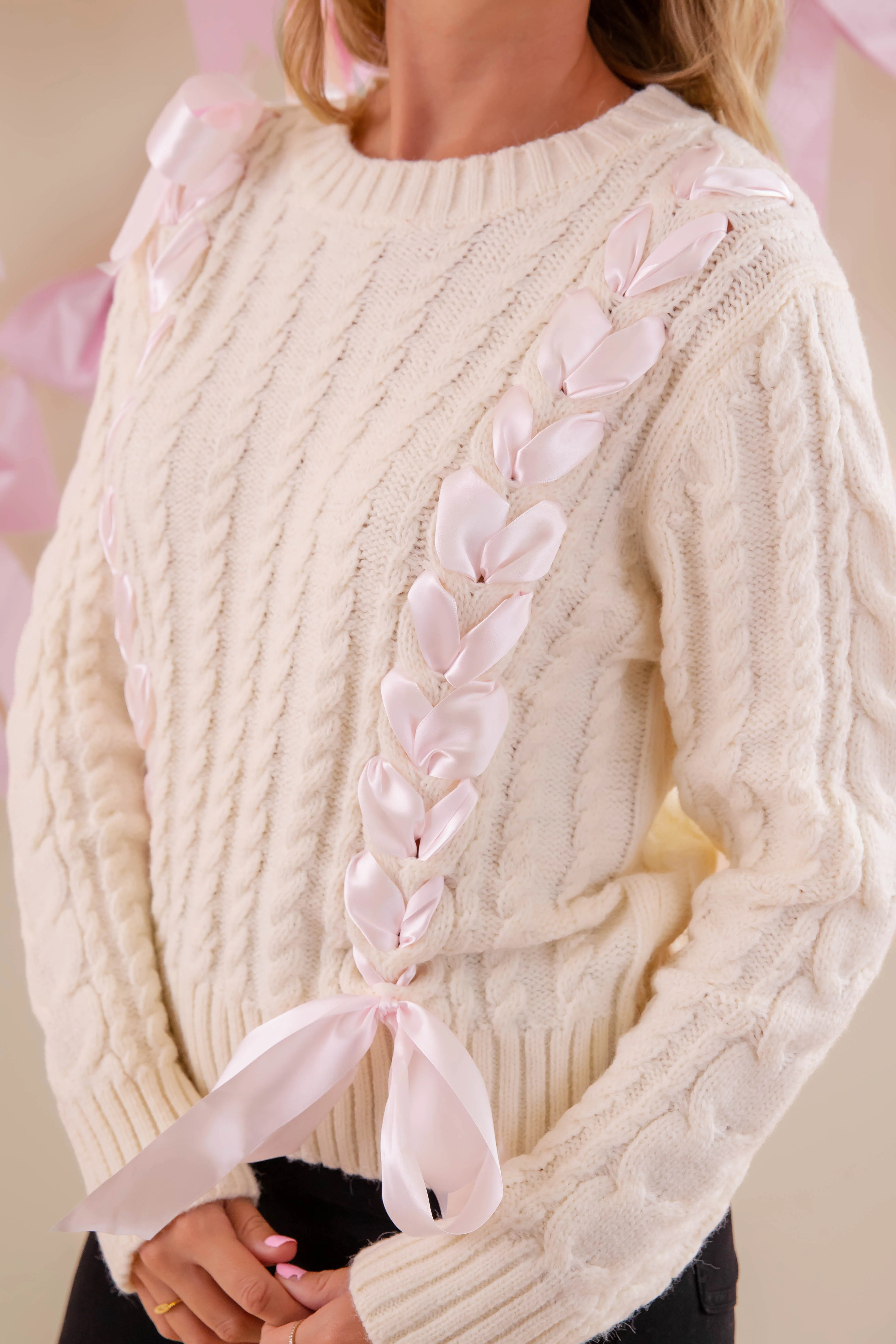Tied To You Ribbon Sweater - Image 3
