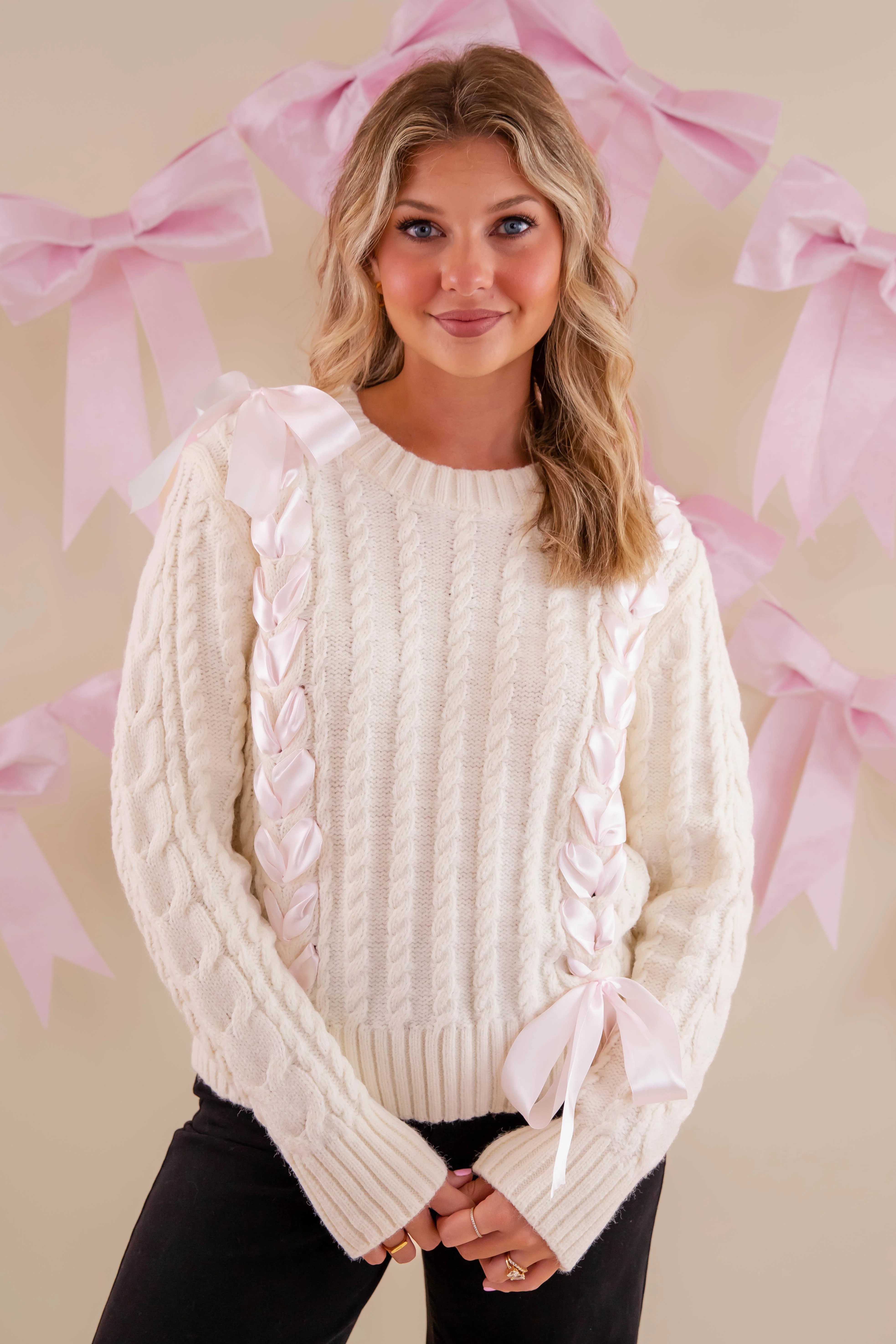 Tied To You Ribbon Sweater - Image 6