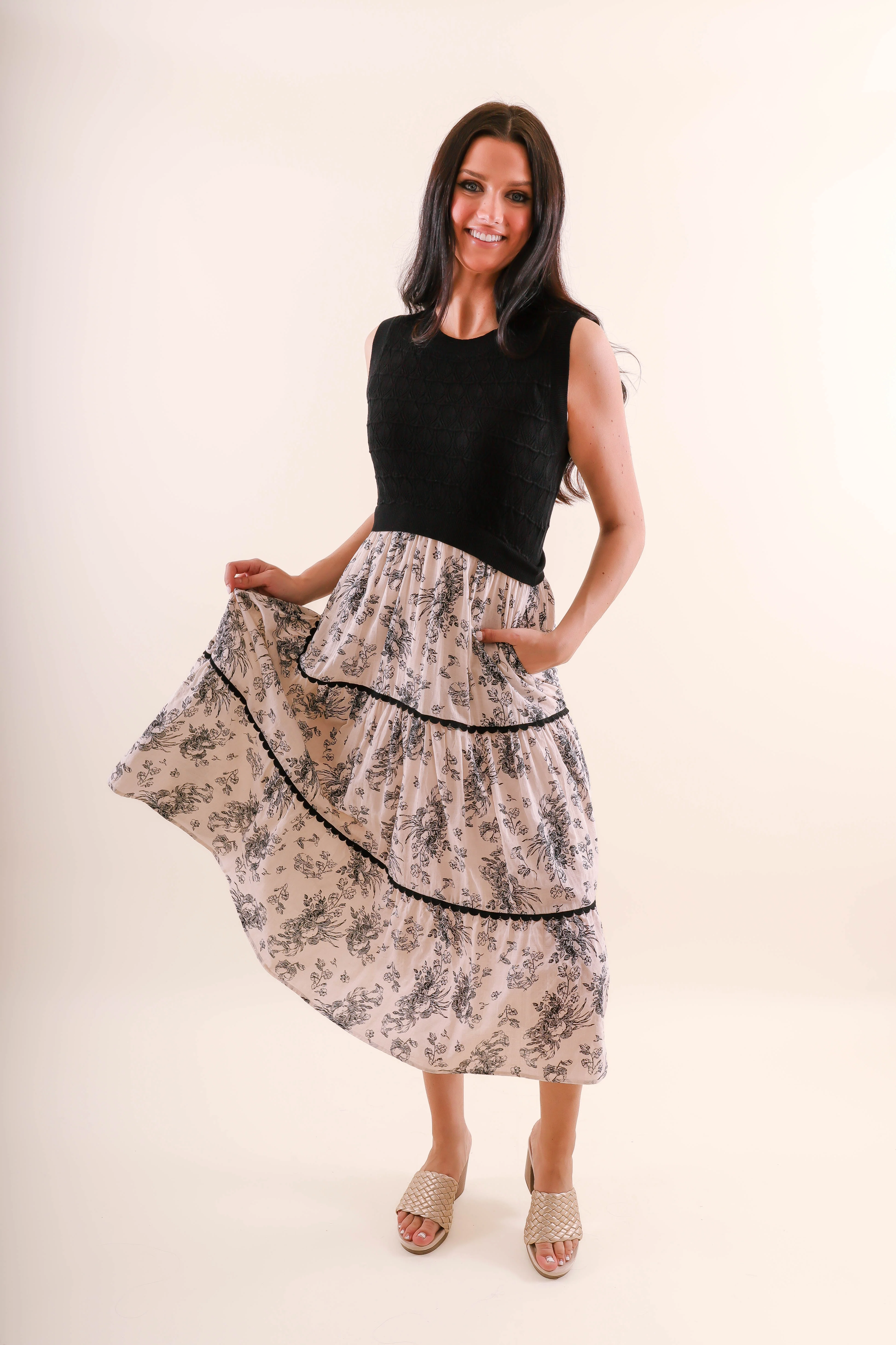 RESTOCK: Traditional Values Midi Dress - Image 4