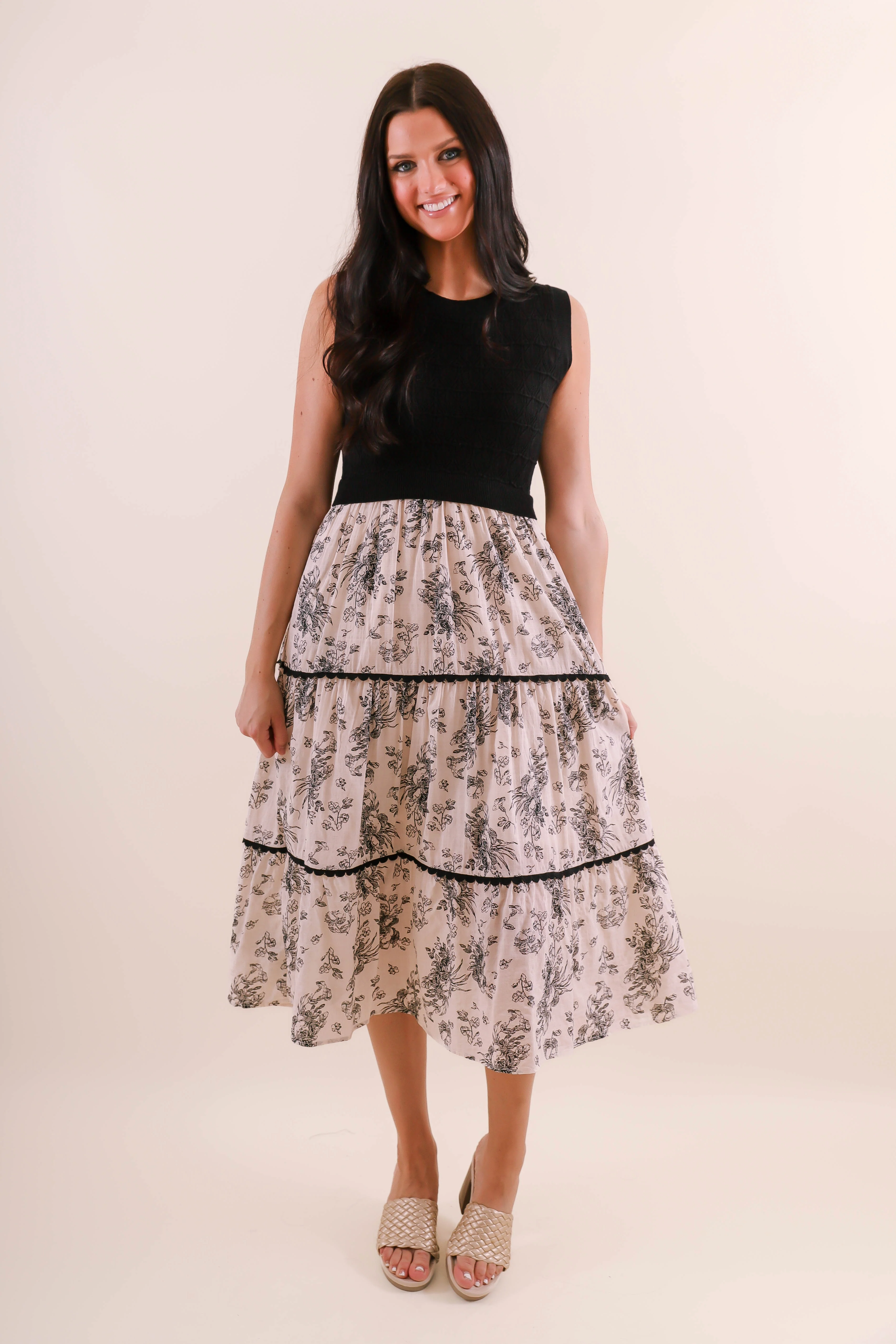RESTOCK: Traditional Values Midi Dress - Image 5