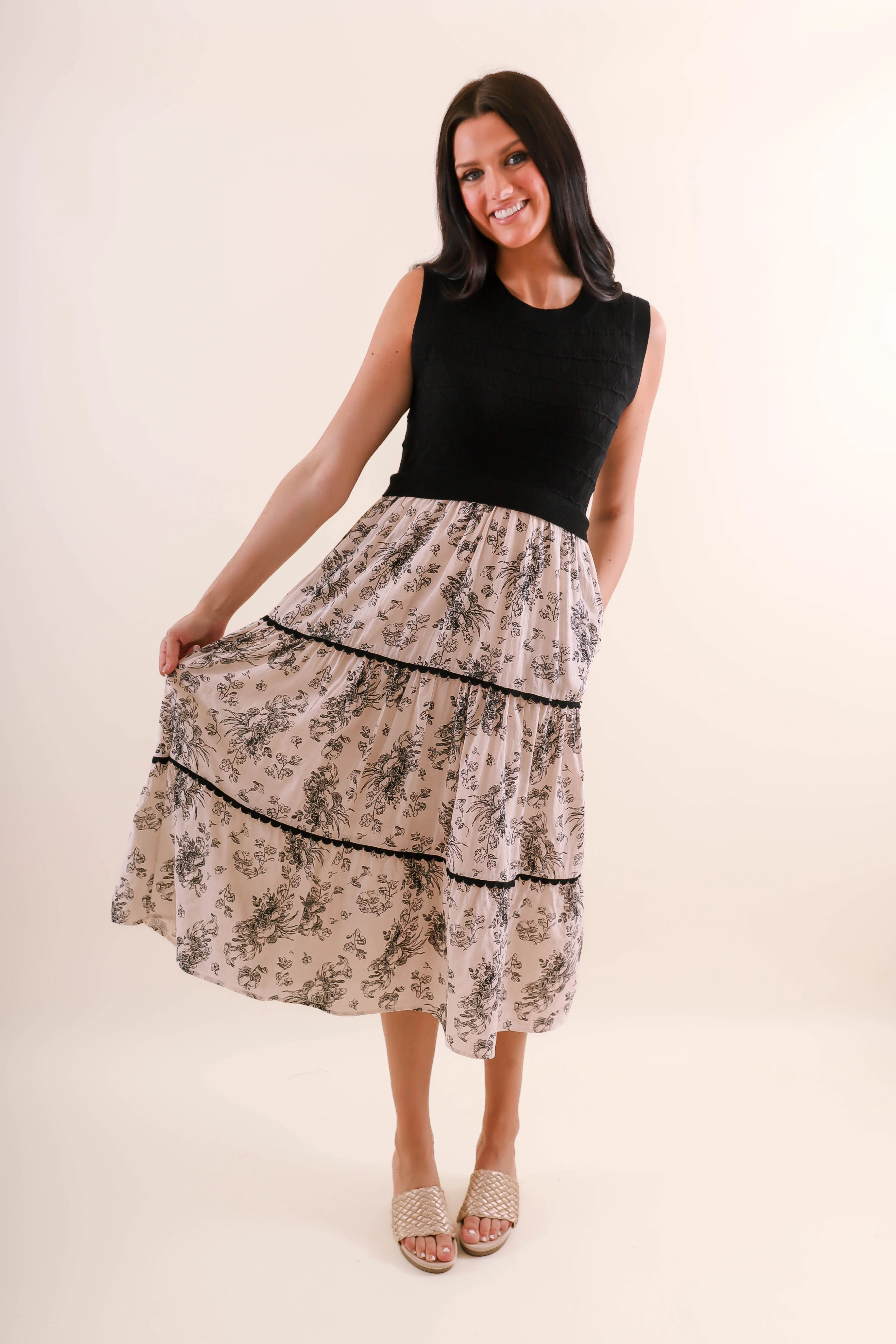 RESTOCK: Traditional Values Midi Dress - Image 8