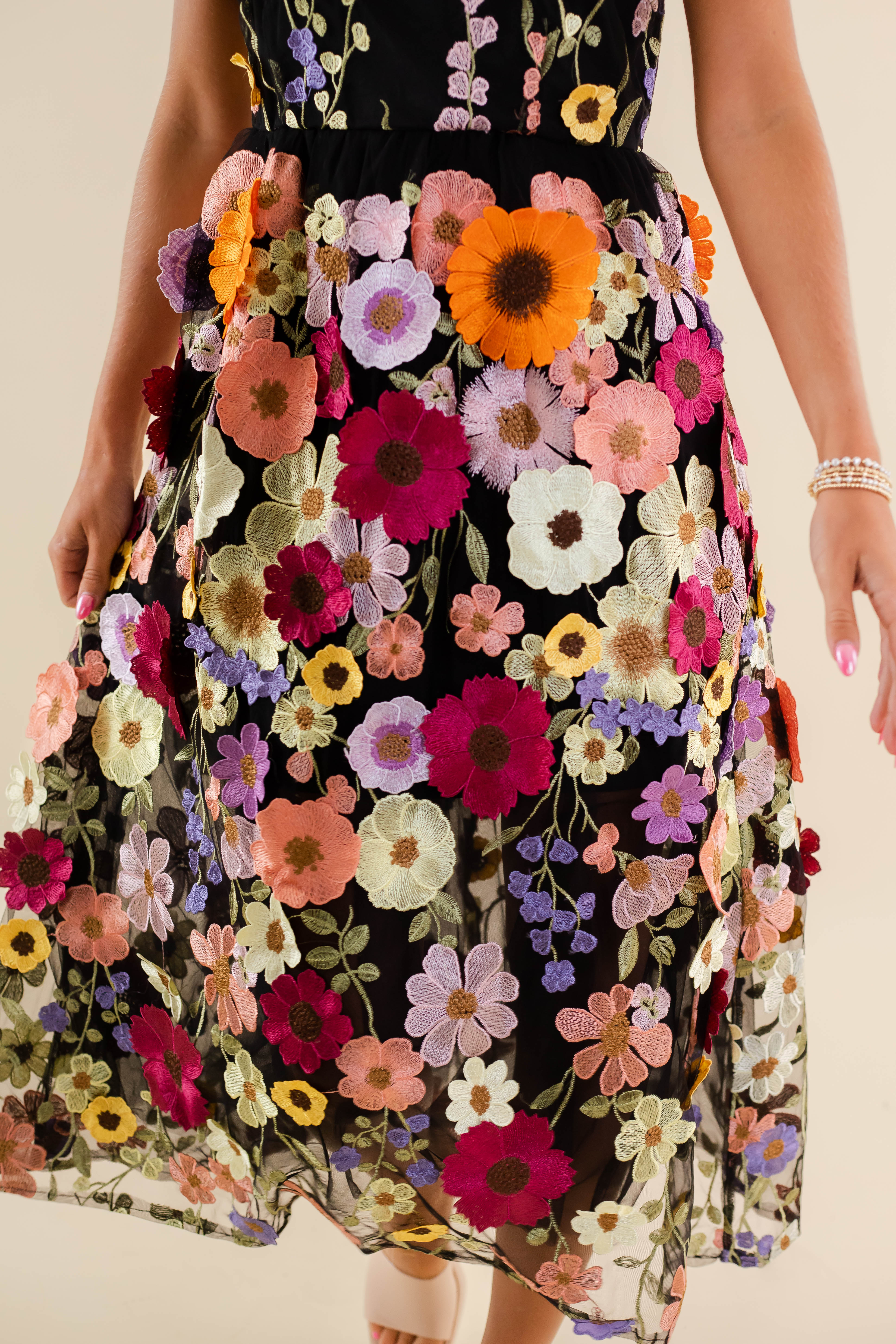 Unlike Any Other Love Midi Dress-Black - Image 3