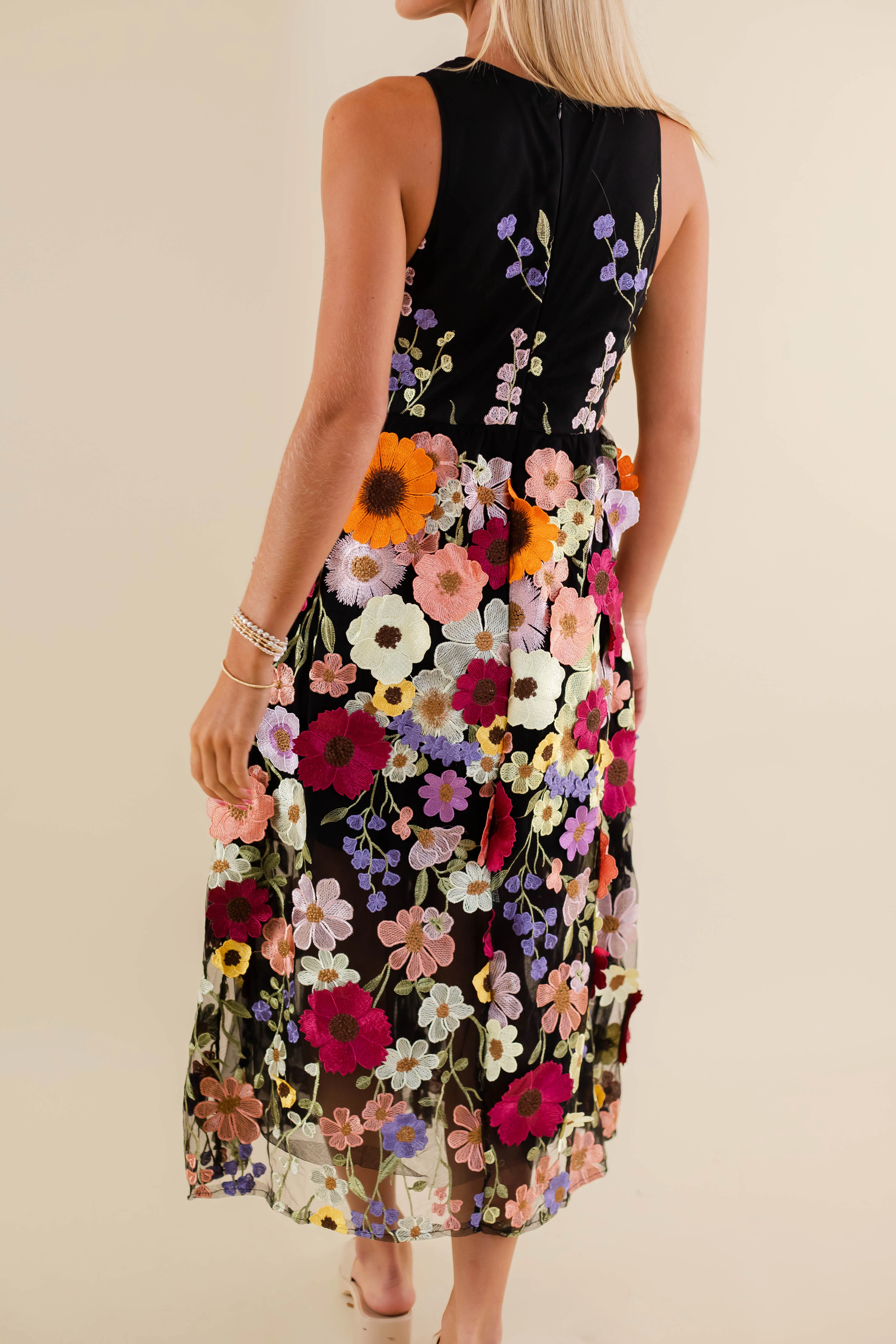 Unlike Any Other Love Midi Dress-Black - Image 9